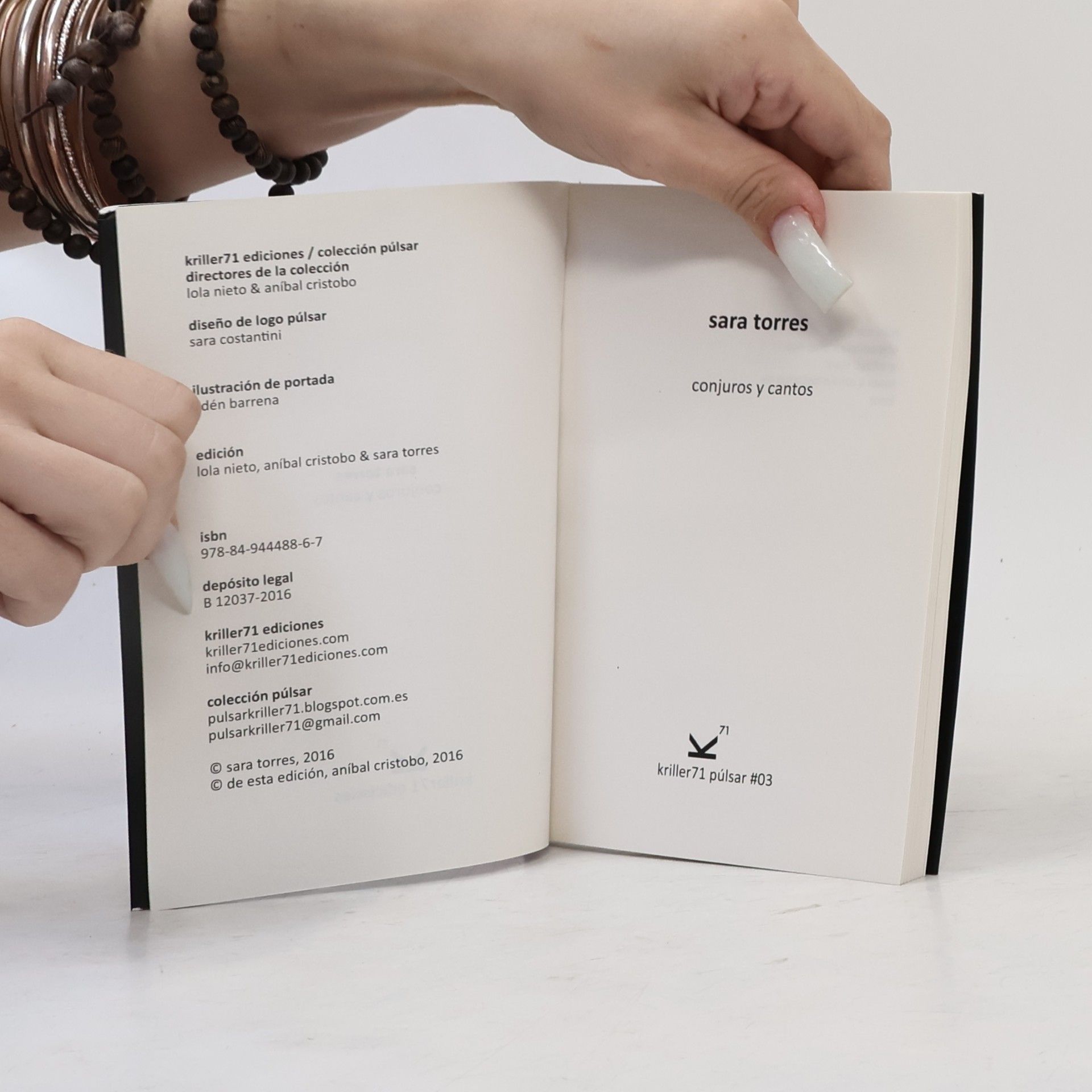 Sarah Torres Cajo Púlsar - 3: Conjuros y cantos