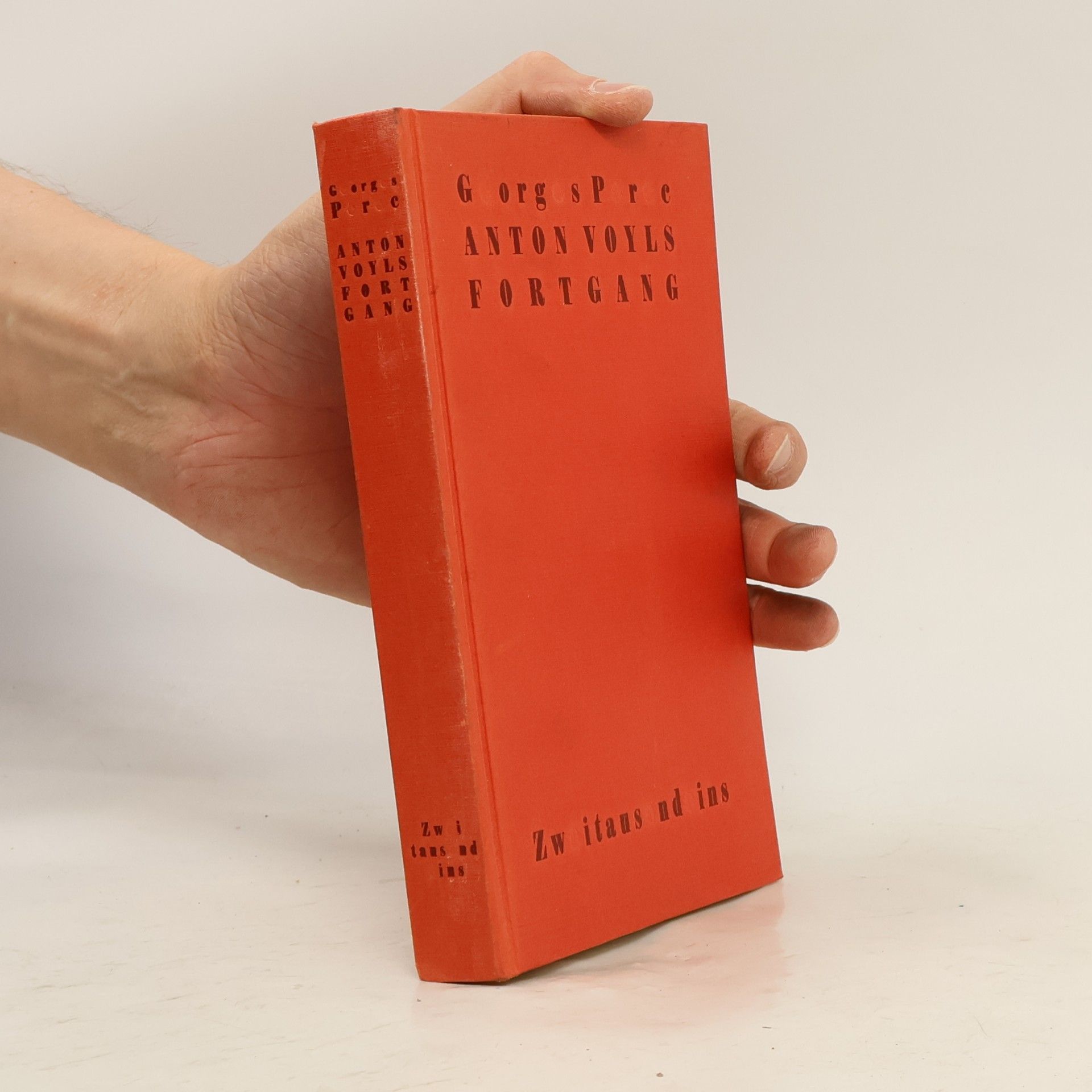 Georges Perec Anton Voyls Fortgang