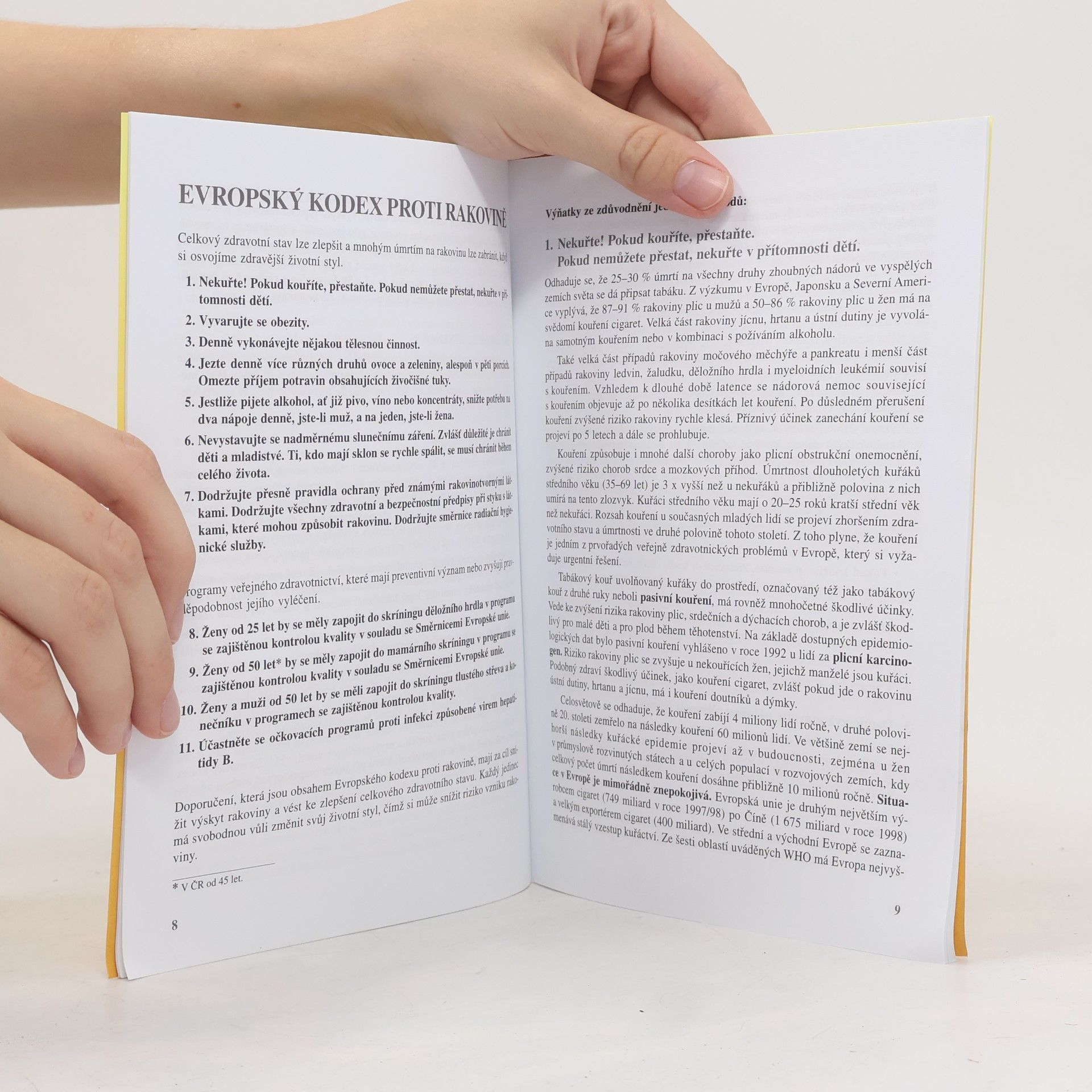 Kolektív autorov Evropský kodex proti rakovině. European Code Against Cancer