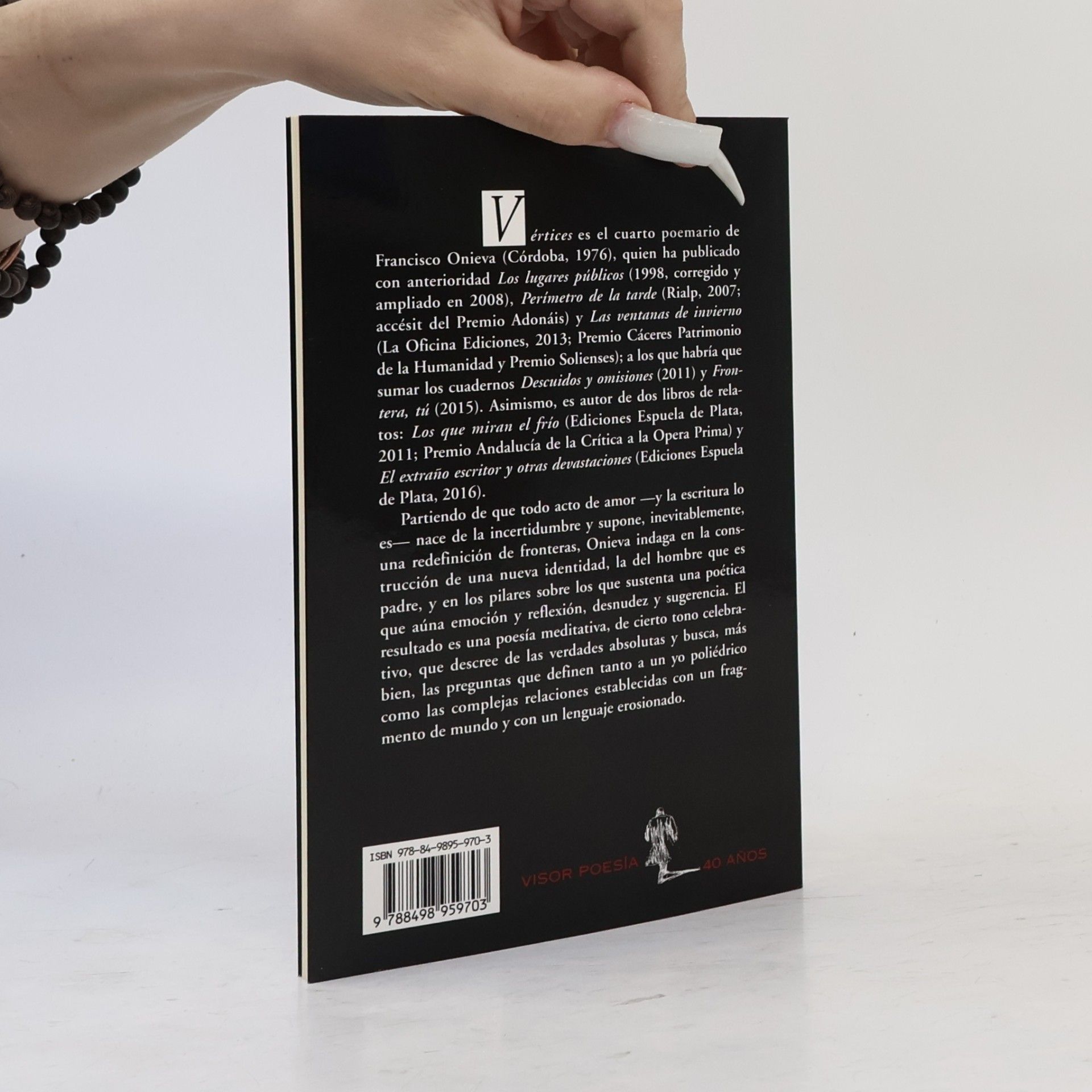 Francisco Ramírez Onieva Colección Visor de Poesía - 970: Vértices