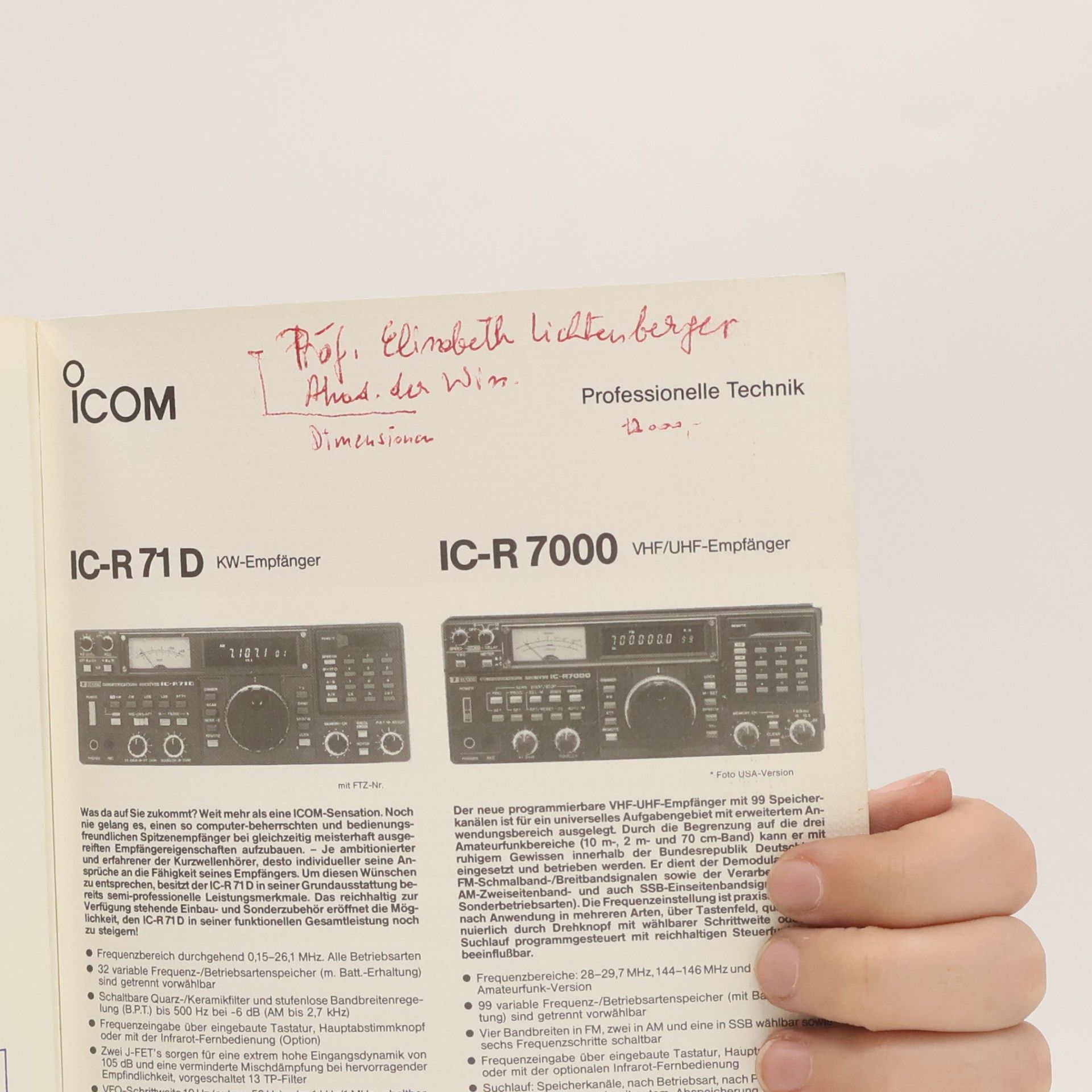 Klaus Bergmann Sender und Frequenzen 1990