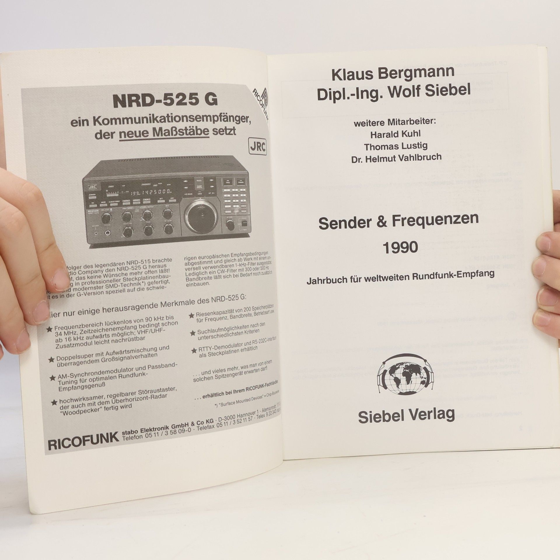 Klaus Bergmann Sender und Frequenzen 1990