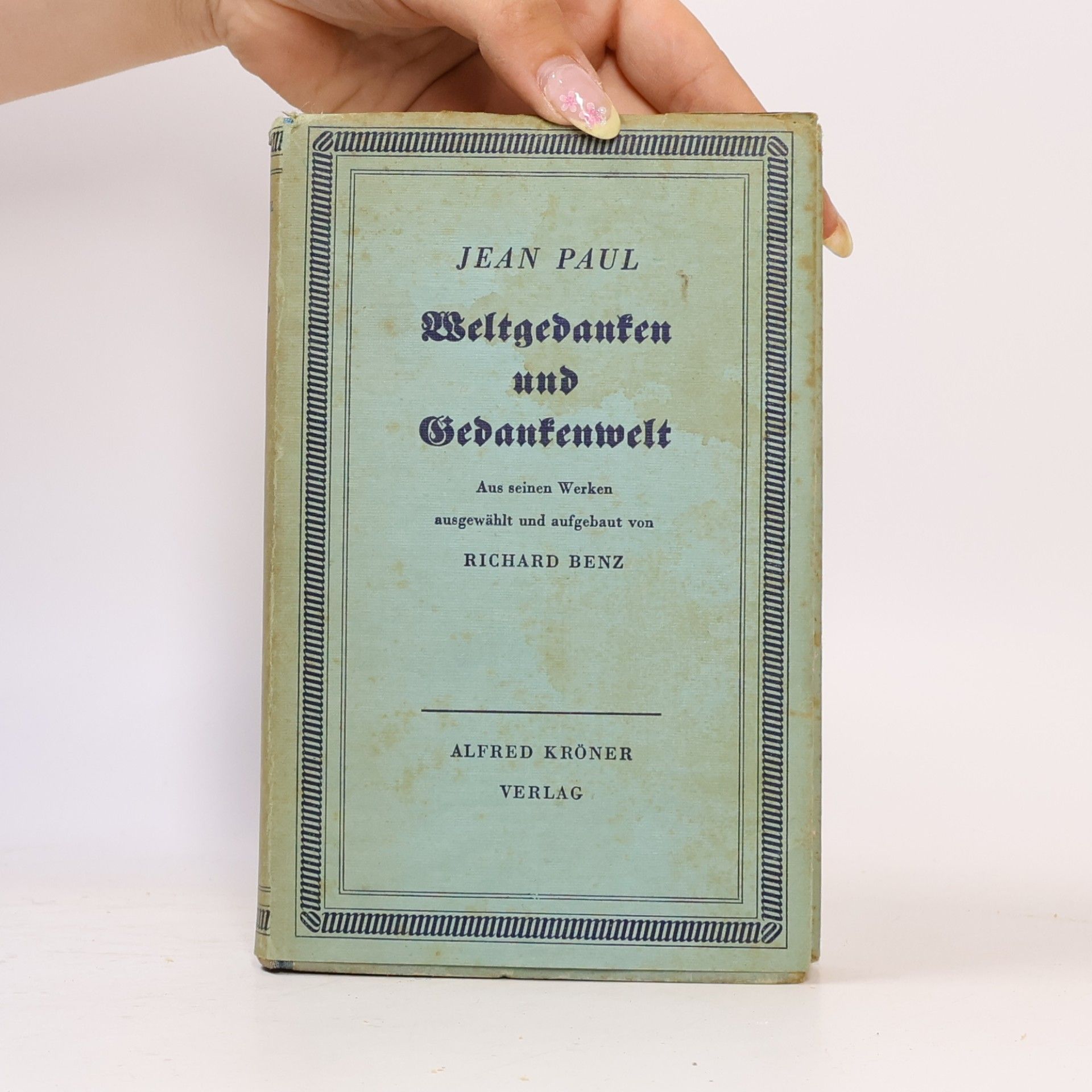 Jean Paul Weltgedanken und Gedankenwelt