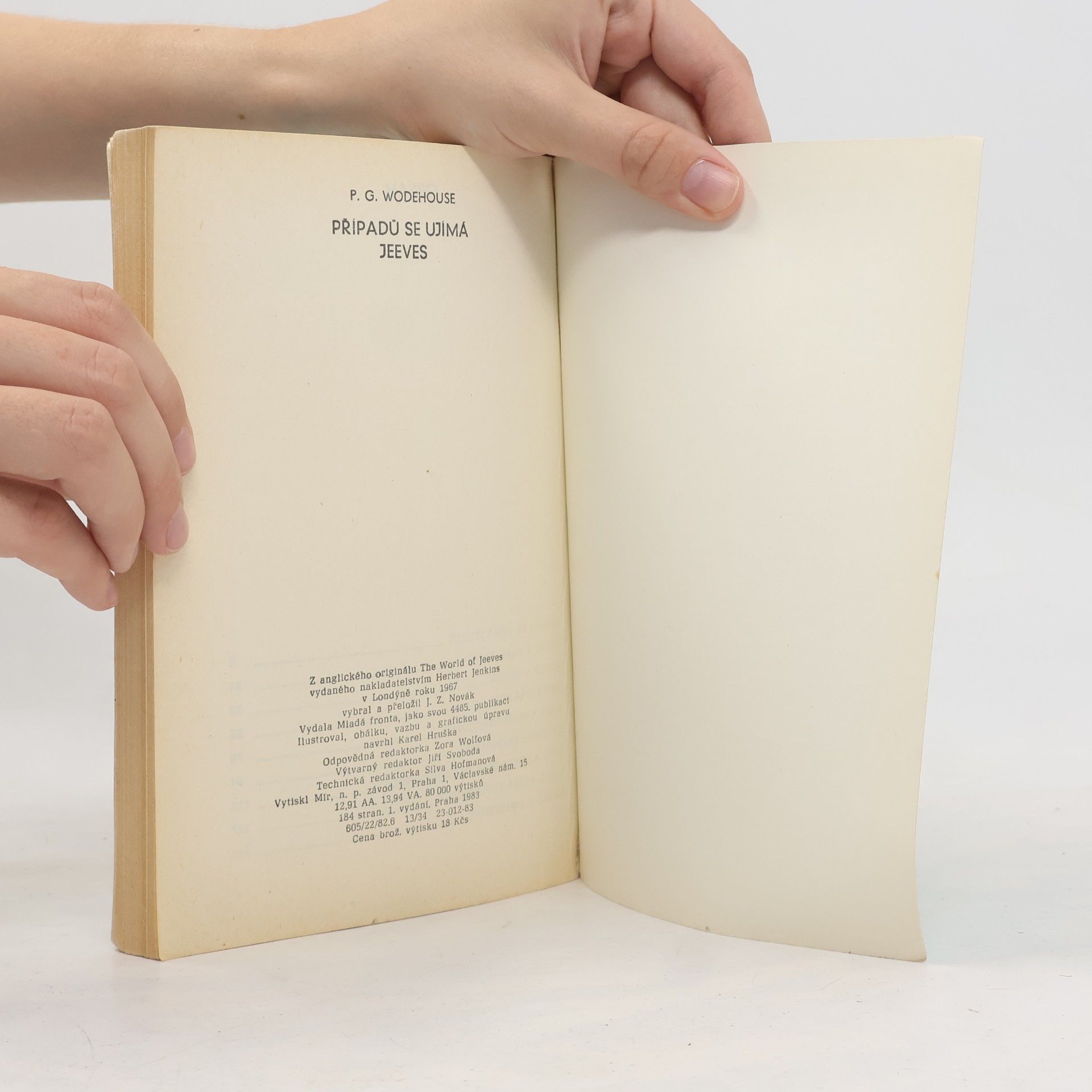 Pelham Wodehouse Případů se ujímá Jeeves