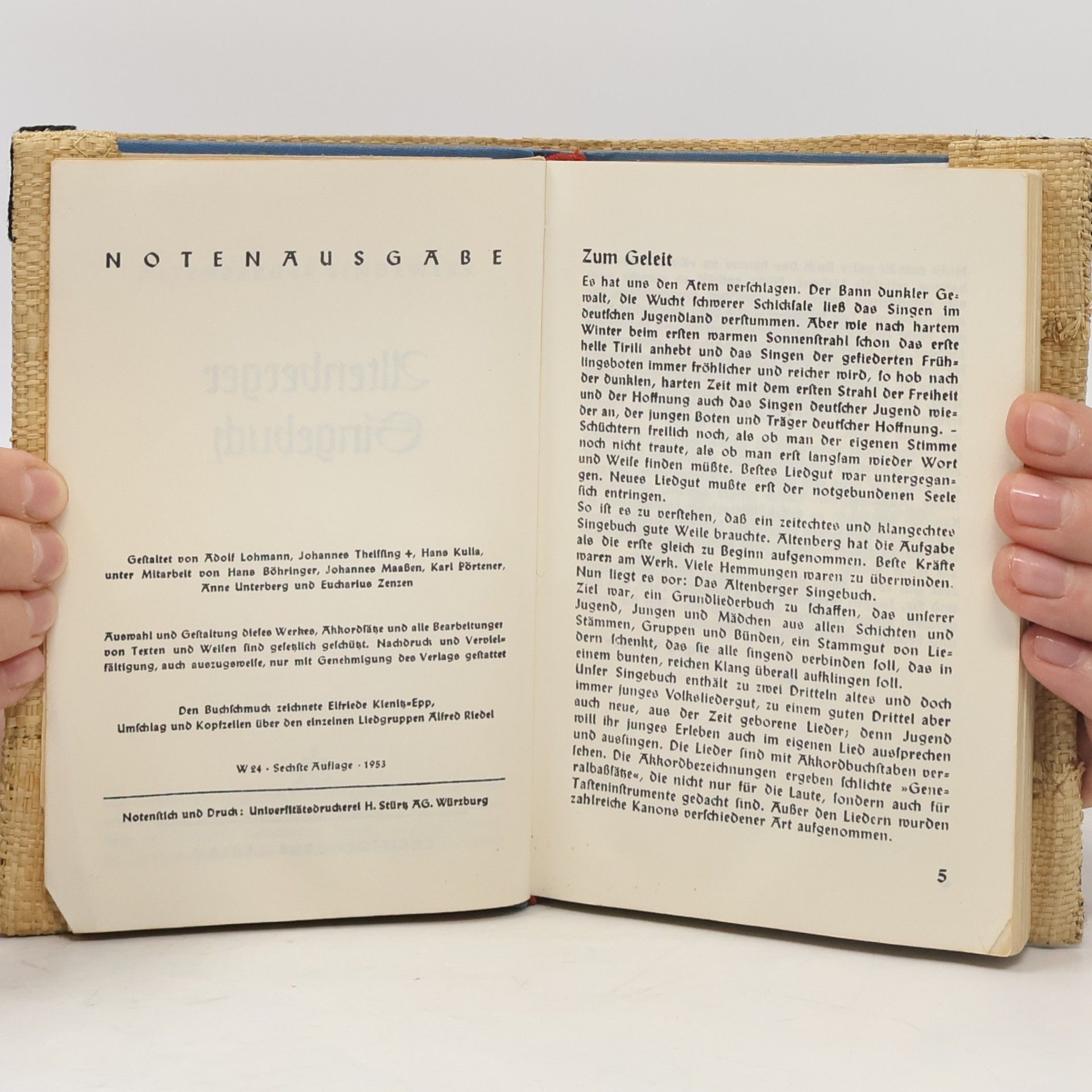 Josef Müller Altenberger Singebuch