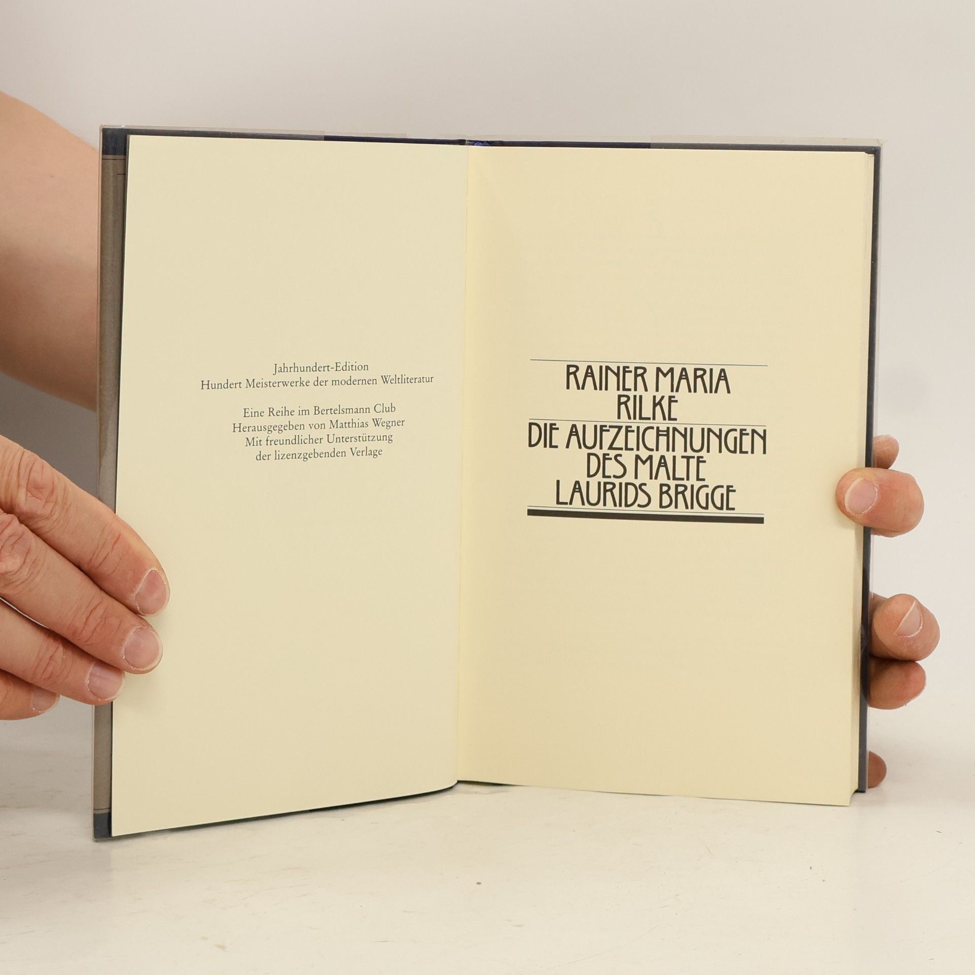 Rainer Maria Rilke Die Aufzeichnungen des Malte Laurids Brigge