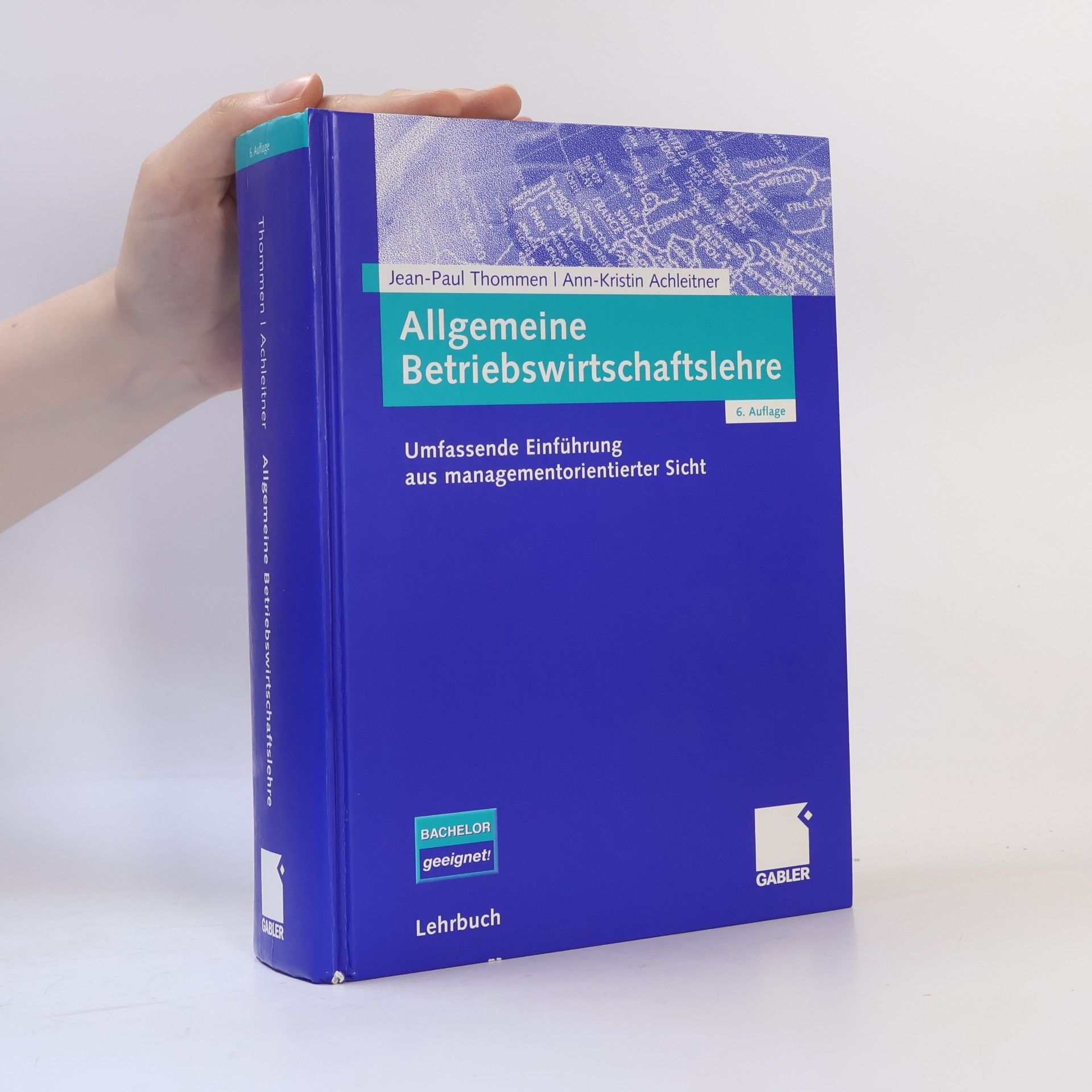 Jean-Paul Thommen Allgemeine Betriebswirtschaftslehre