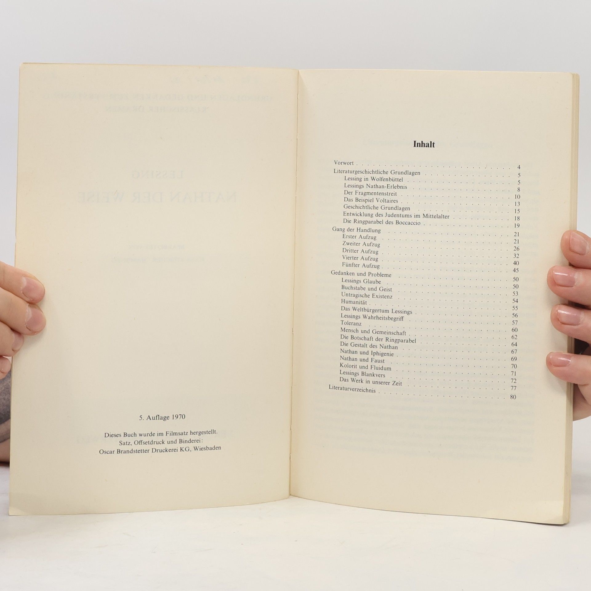 Gotthold Ephraim Lessing Nathan Der Weise