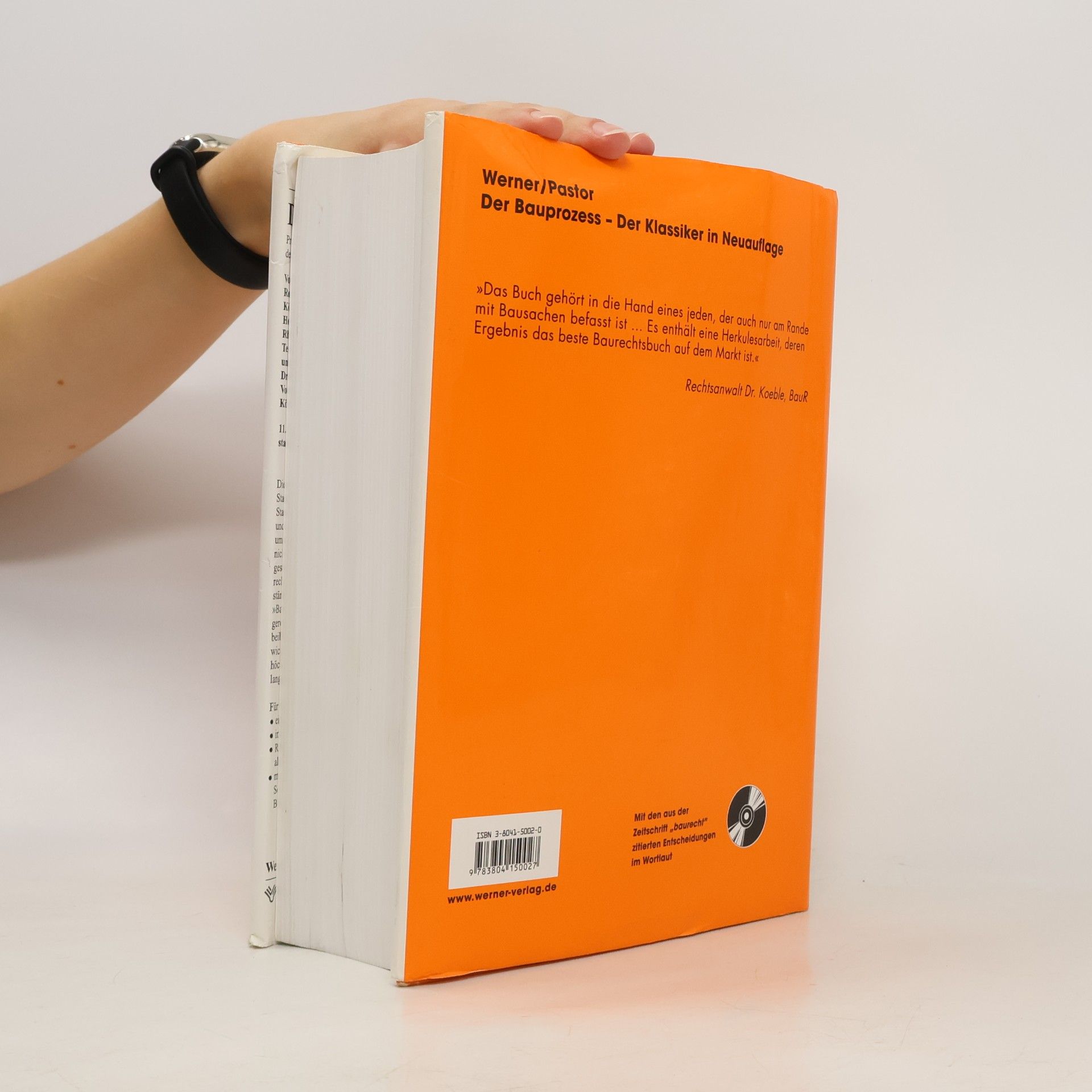 Hans-Ulrich Werner Der Bauprozess - 11. Auflage