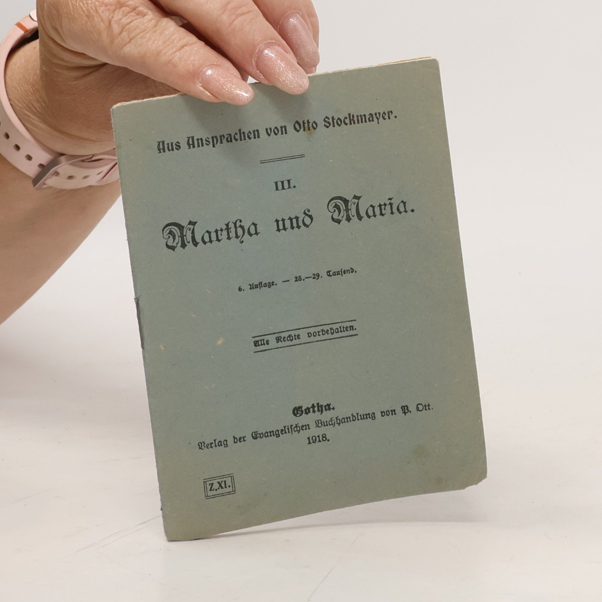Otto Stockmayer Martha und Maria