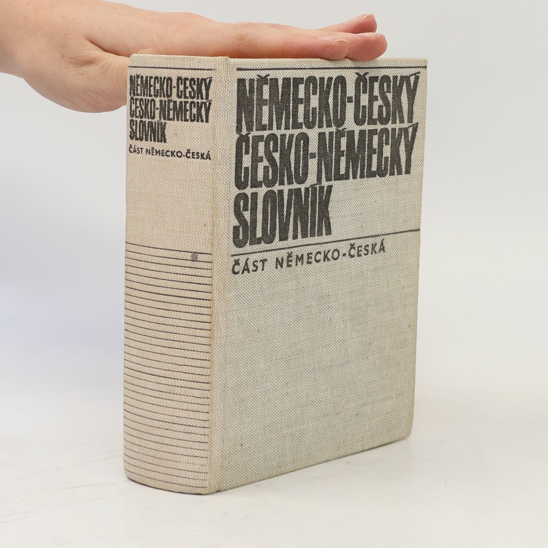 František Widimský Německo-český, česko-německý slovník. Část německo-česká