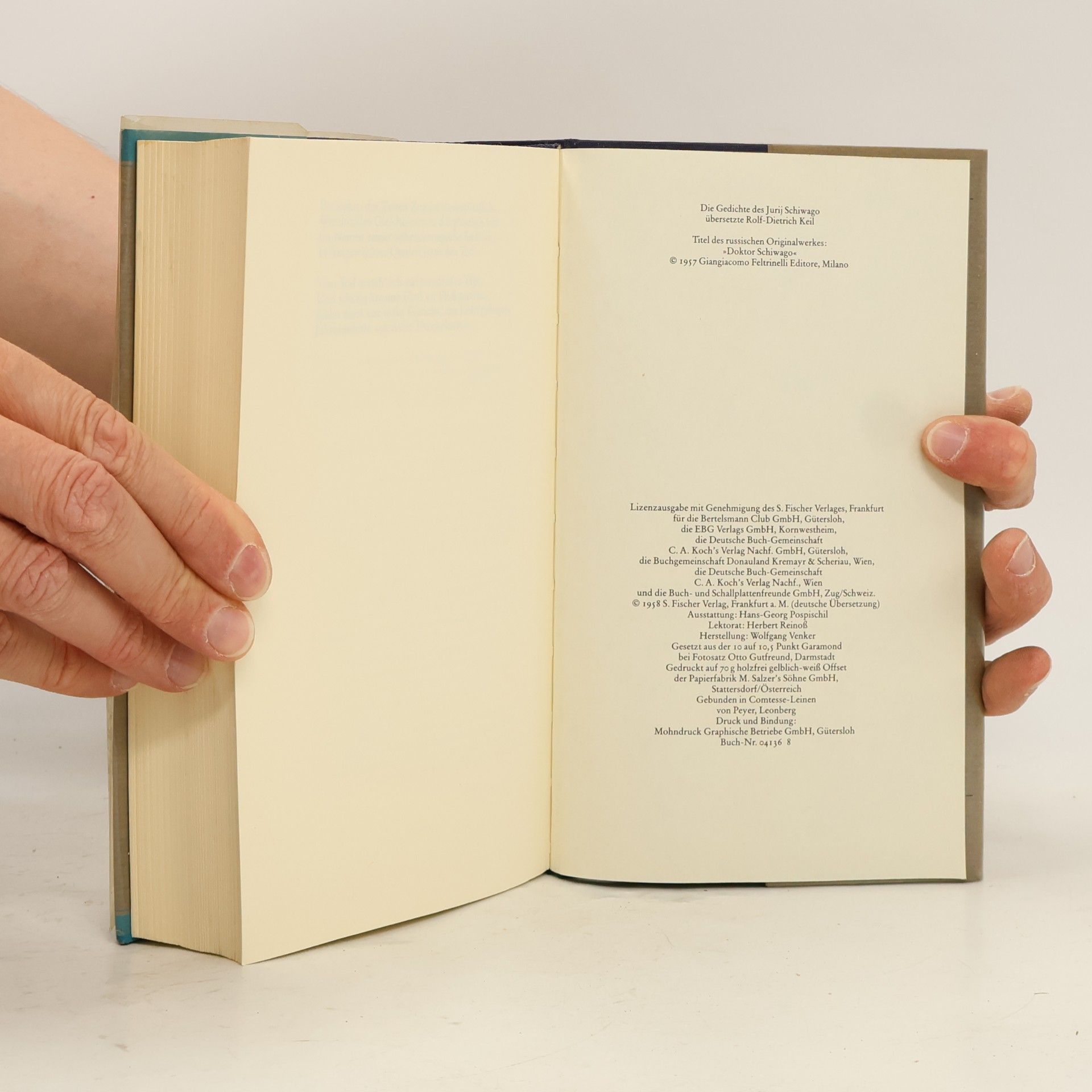 Boris Pasternak Doktor Schiwago
