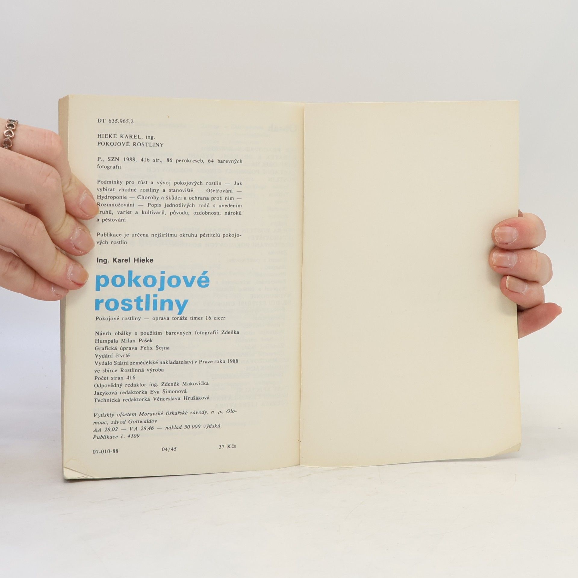 Karel Hieke Pokojové rostliny