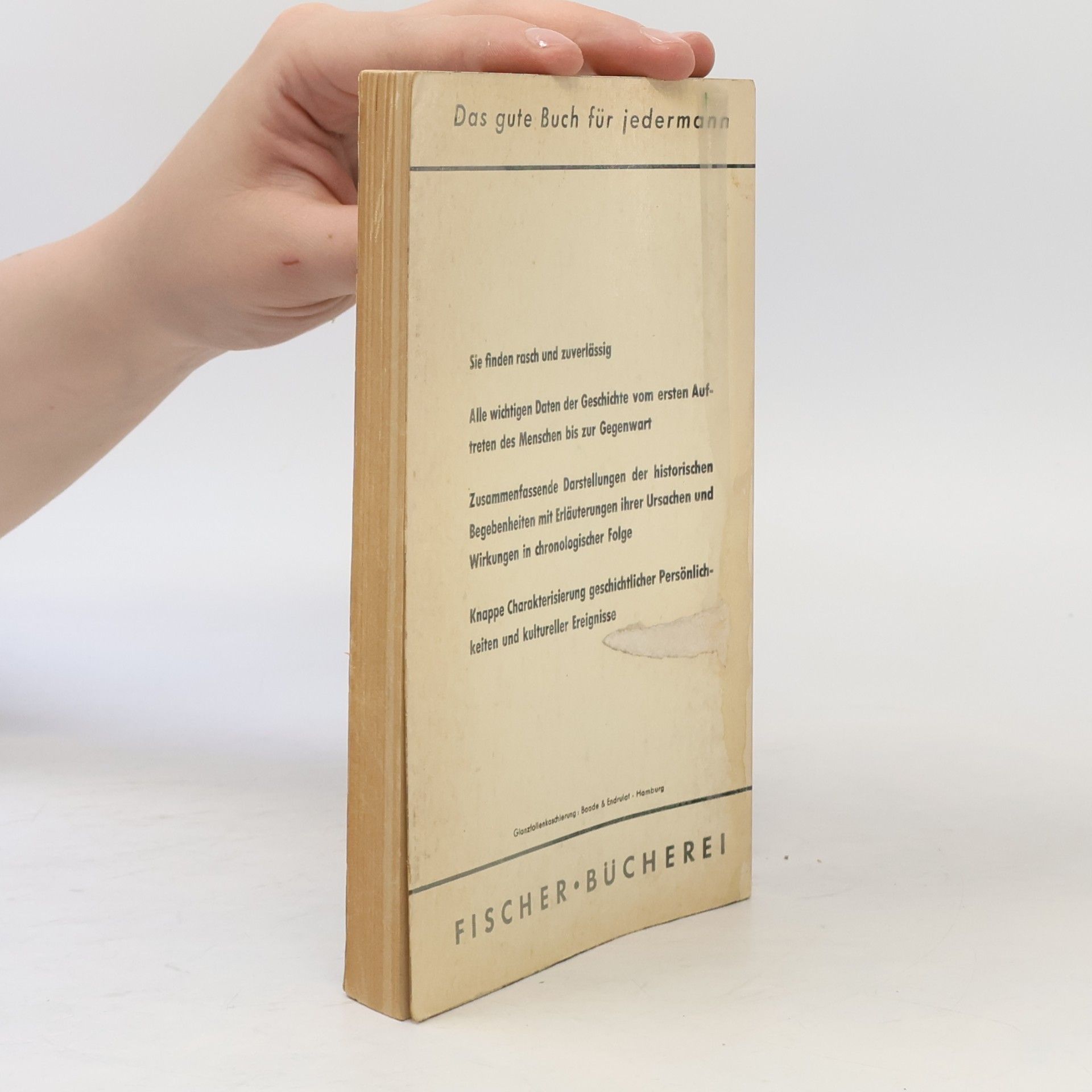 Johannes Hartmann Das Geschichtsbuch von den Anfängen bis zur Gegenwart