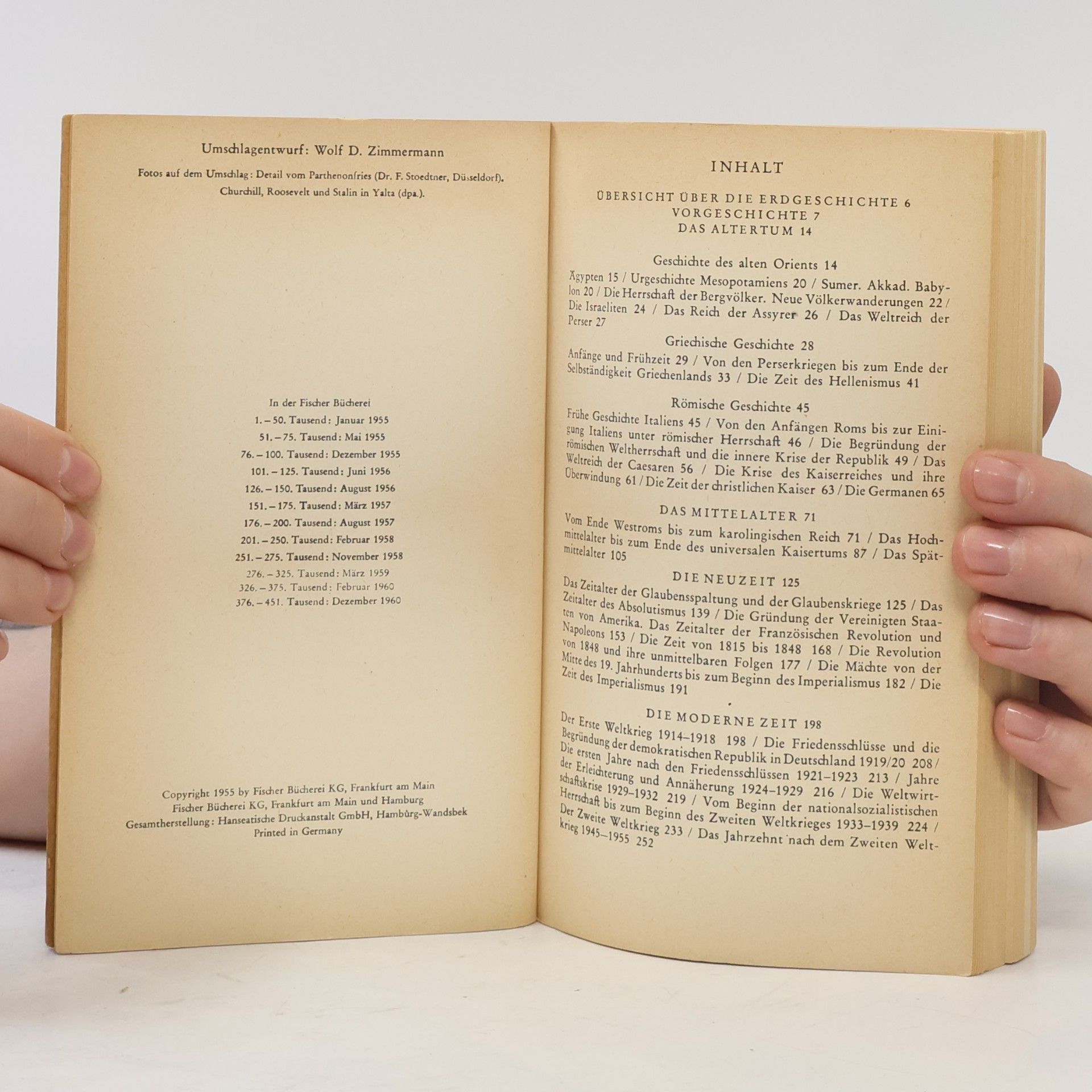 Johannes Hartmann Das Geschichtsbuch von den Anfängen bis zur Gegenwart