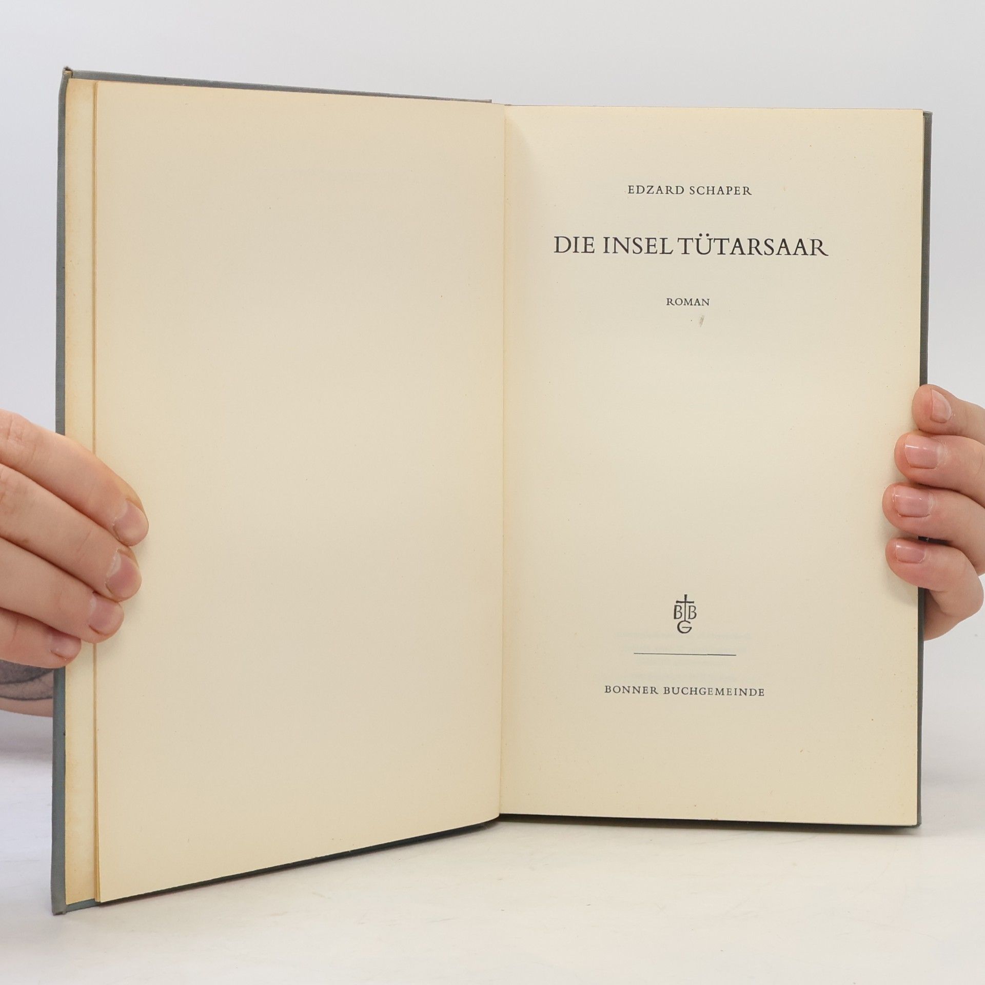 Edzard Schaper Die insel Tütarsaar
