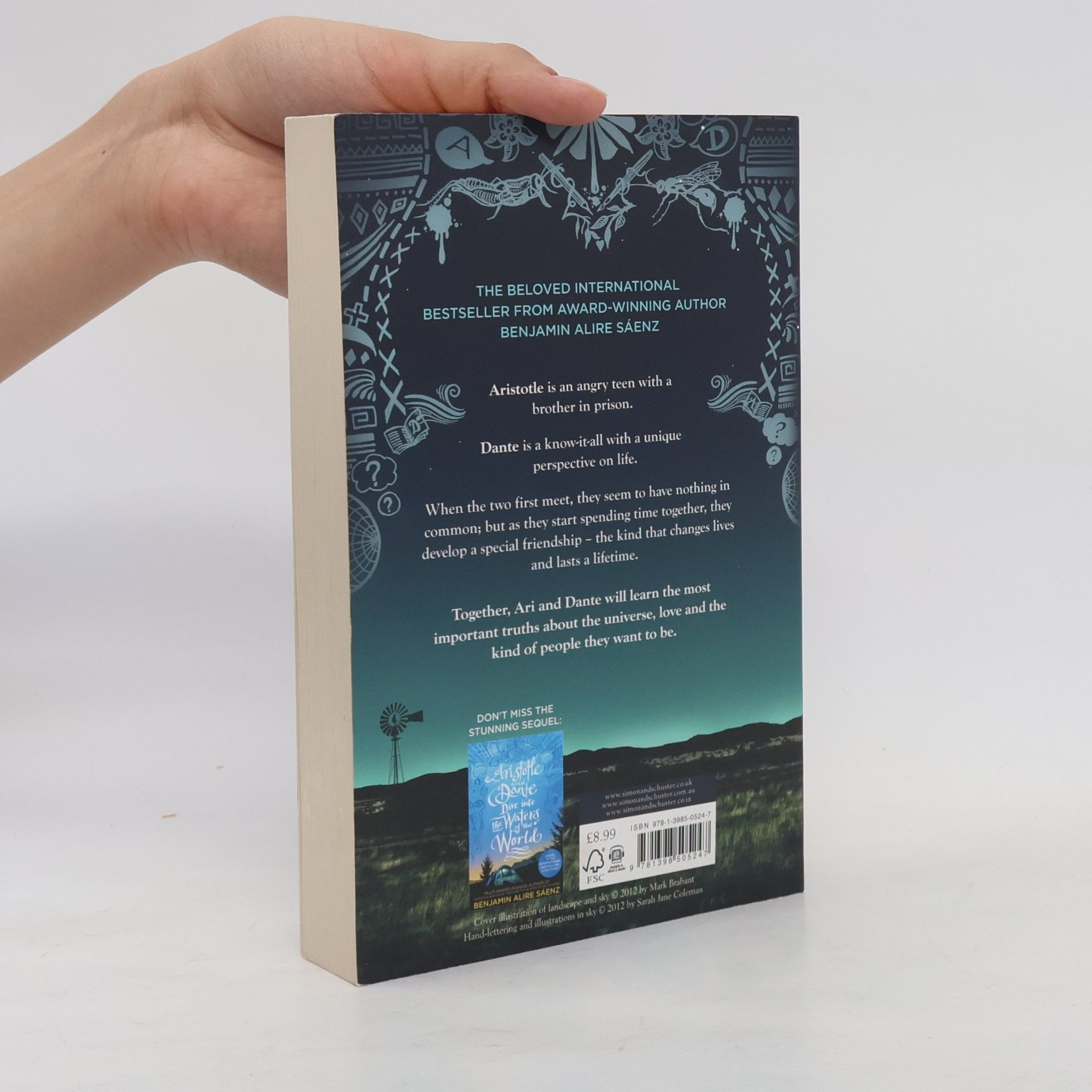 Benjamin Alire Sáenz Aristotle and Dante discover the secrets of the universe