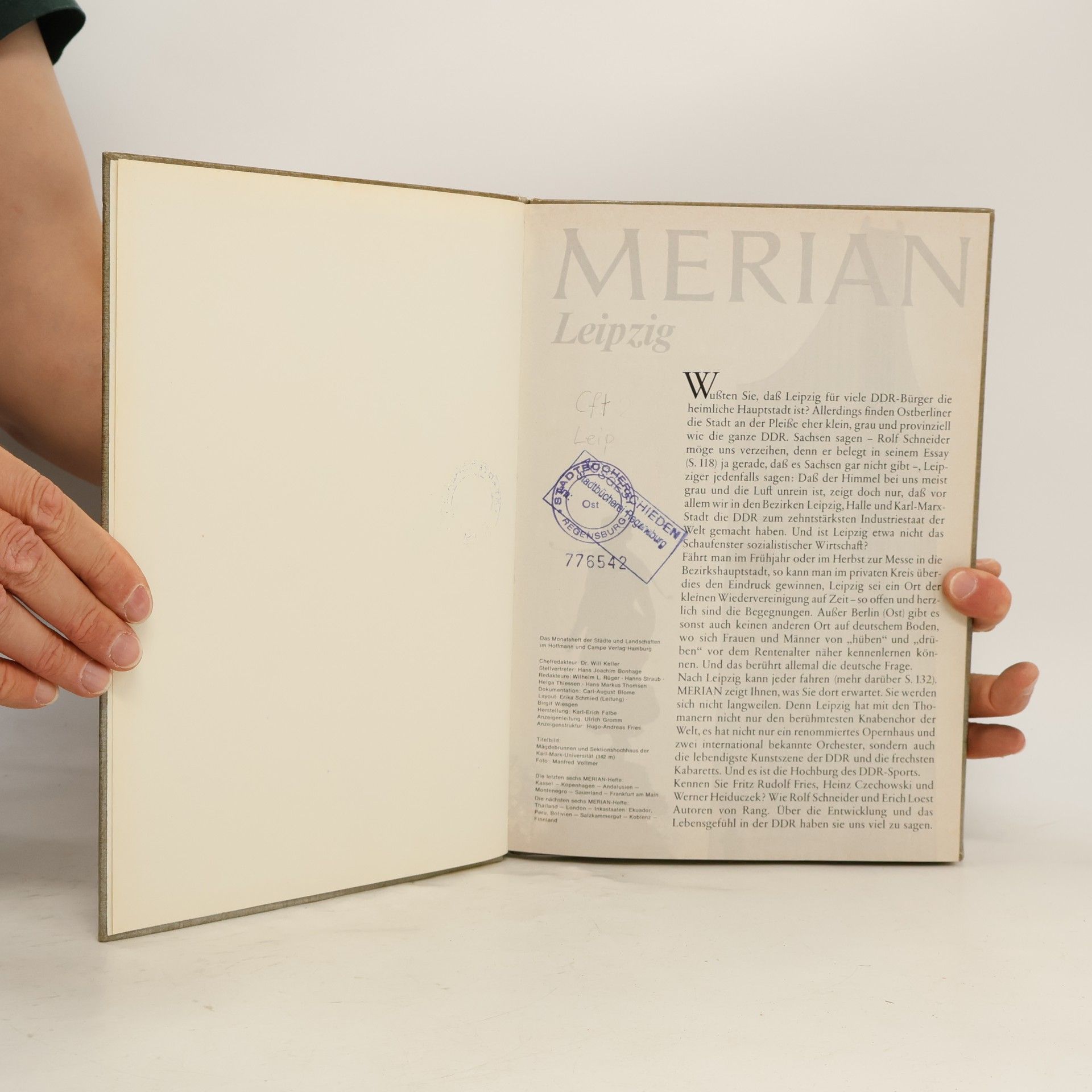 Kolektiv autorů Merian Leipzig 9/1977