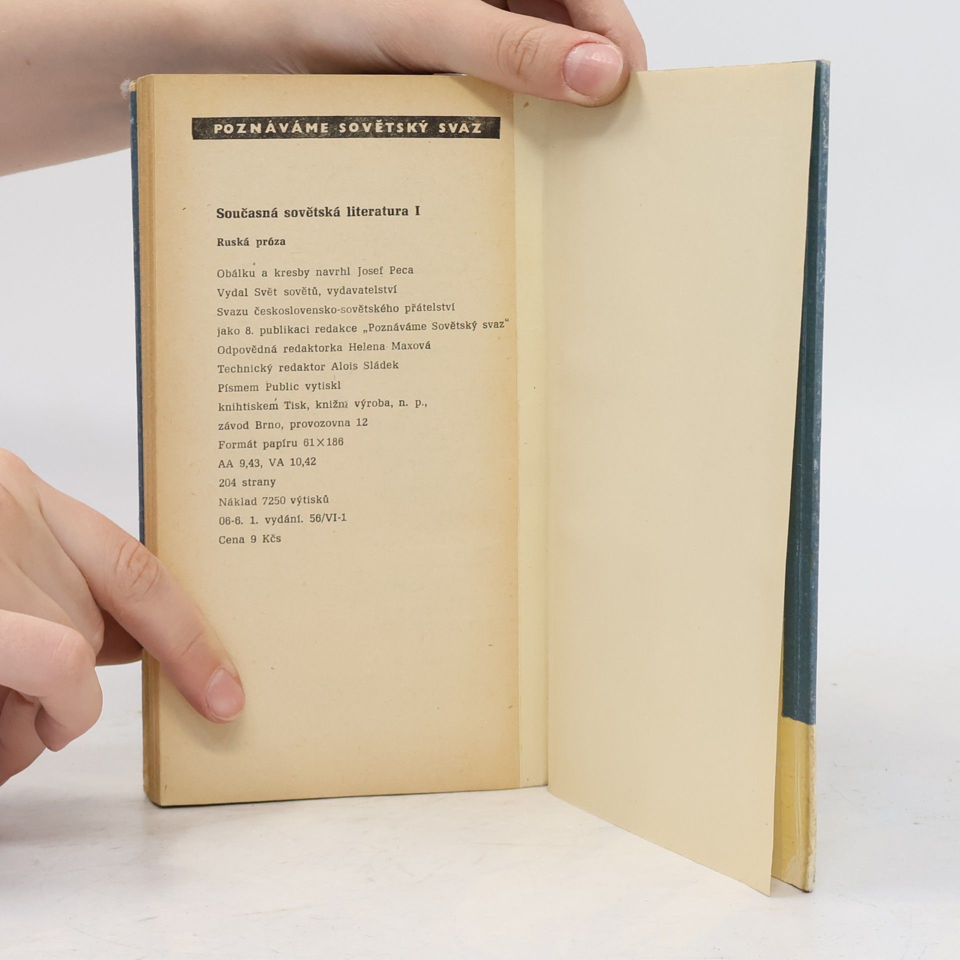 Collectif d'auteurs Současná sovětská literatura I.