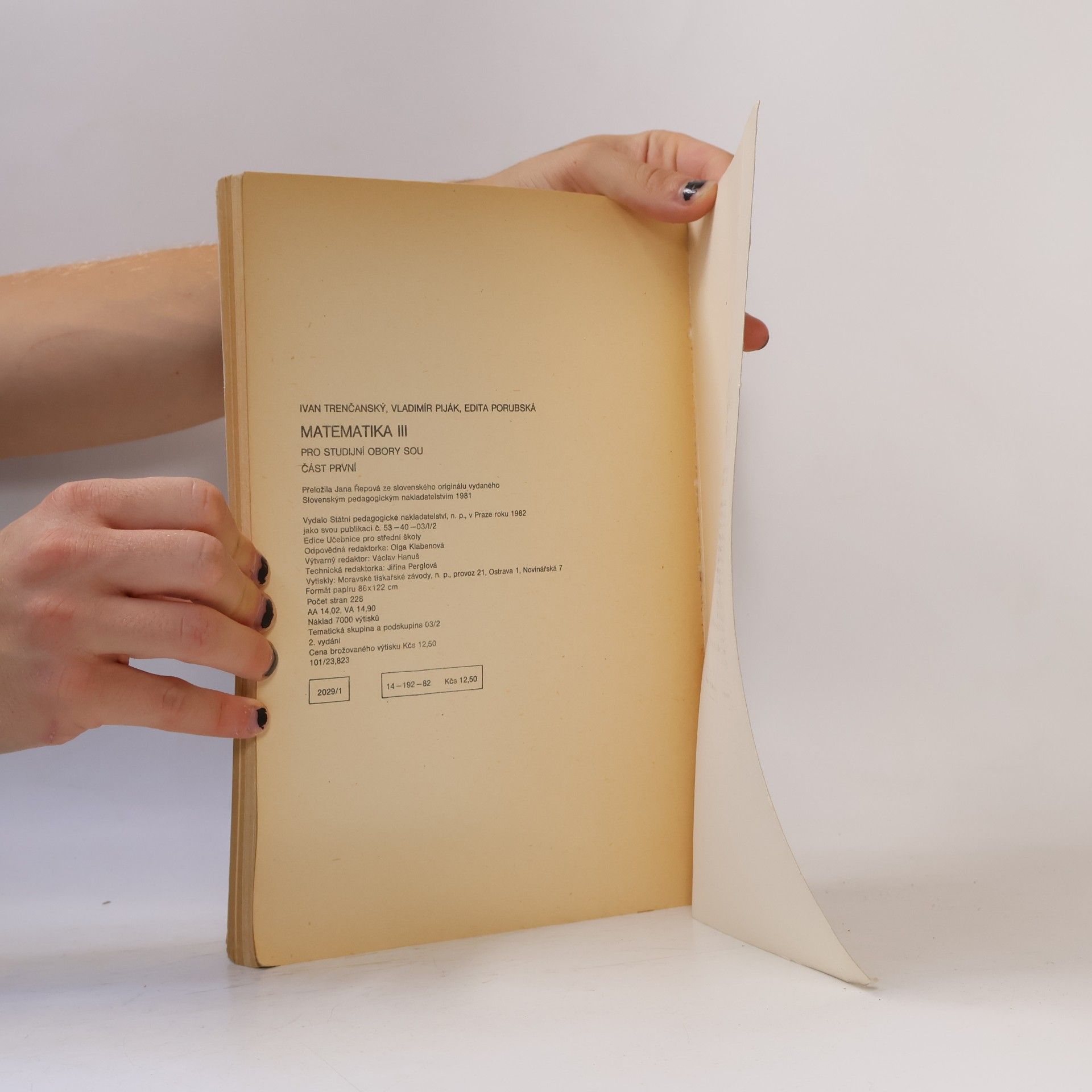 Collectif d'auteurs Matematika III/1
