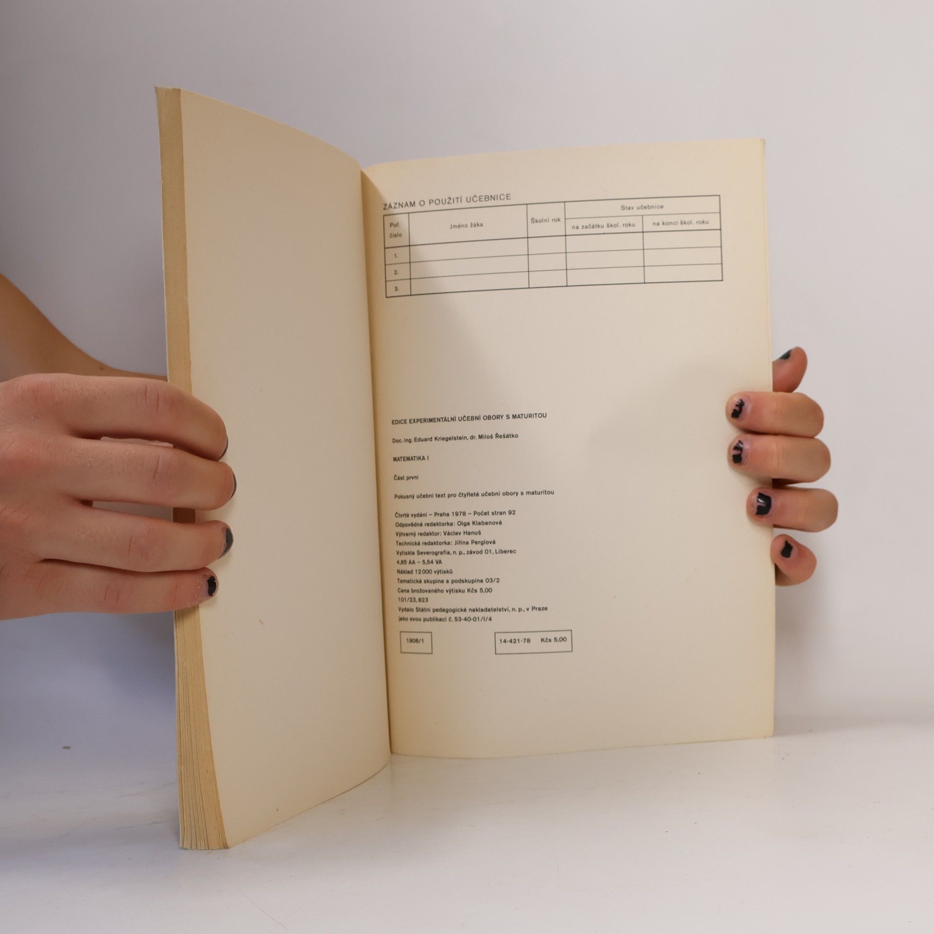 Collectif d'auteurs Matematika I/1