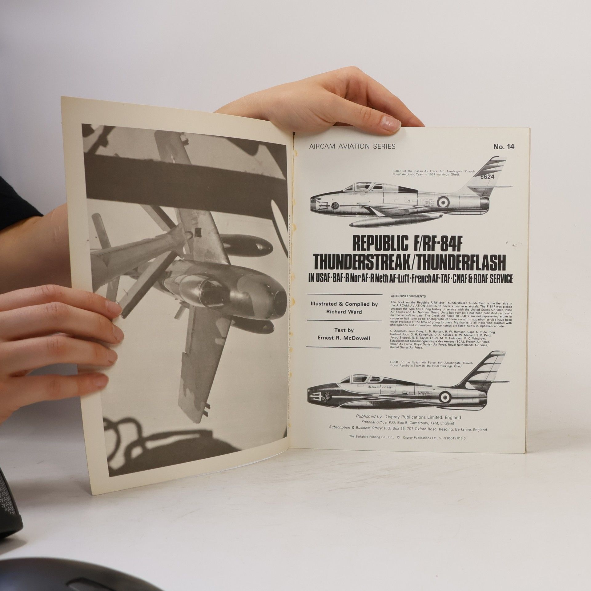 Ernest R McDowell Aircam Aviation Series 14. Republic F/RF-84F Thunderstreak/Thunderflash