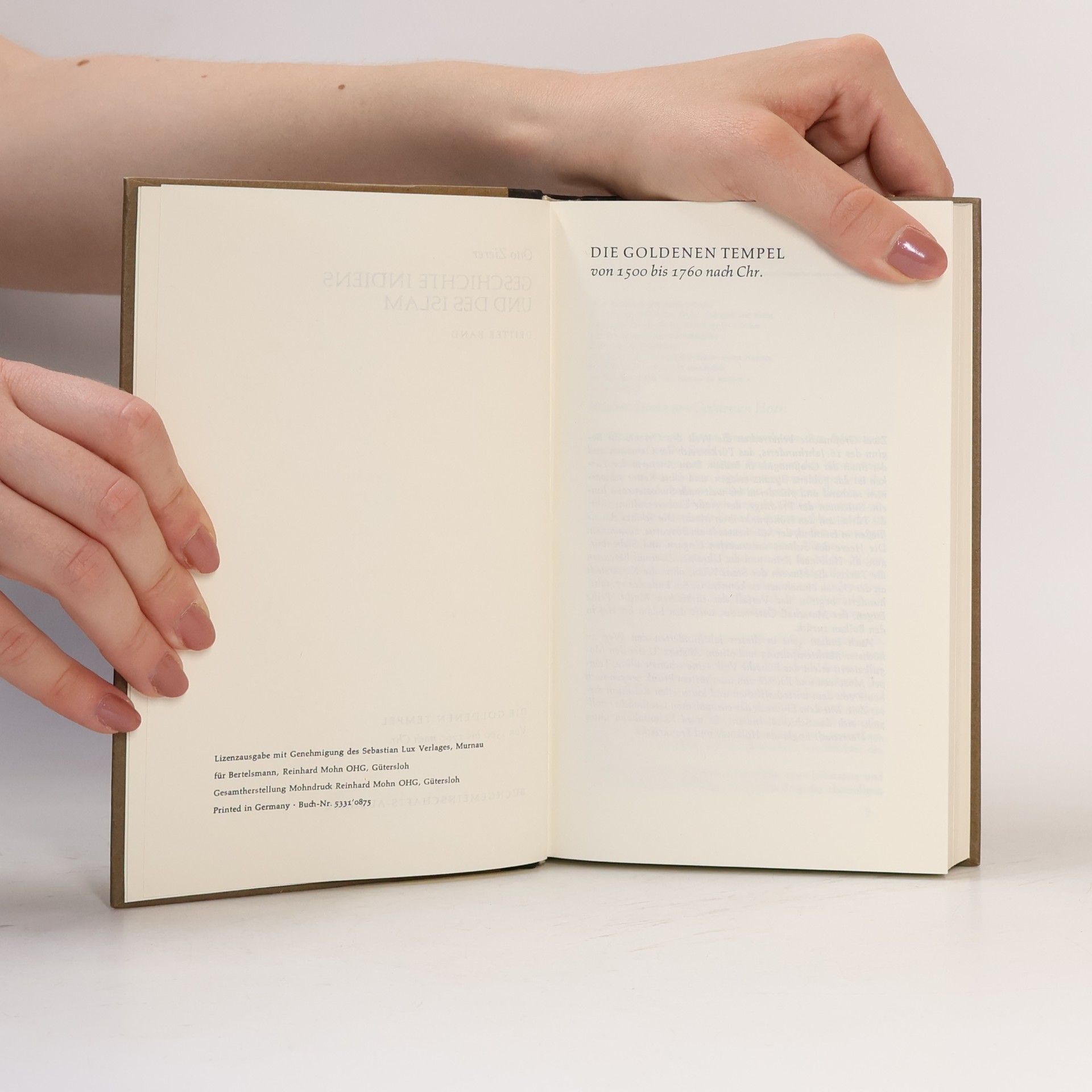 Otto Zierer Weltgeschichte 31. Geschichte Indiens und des Islam 3