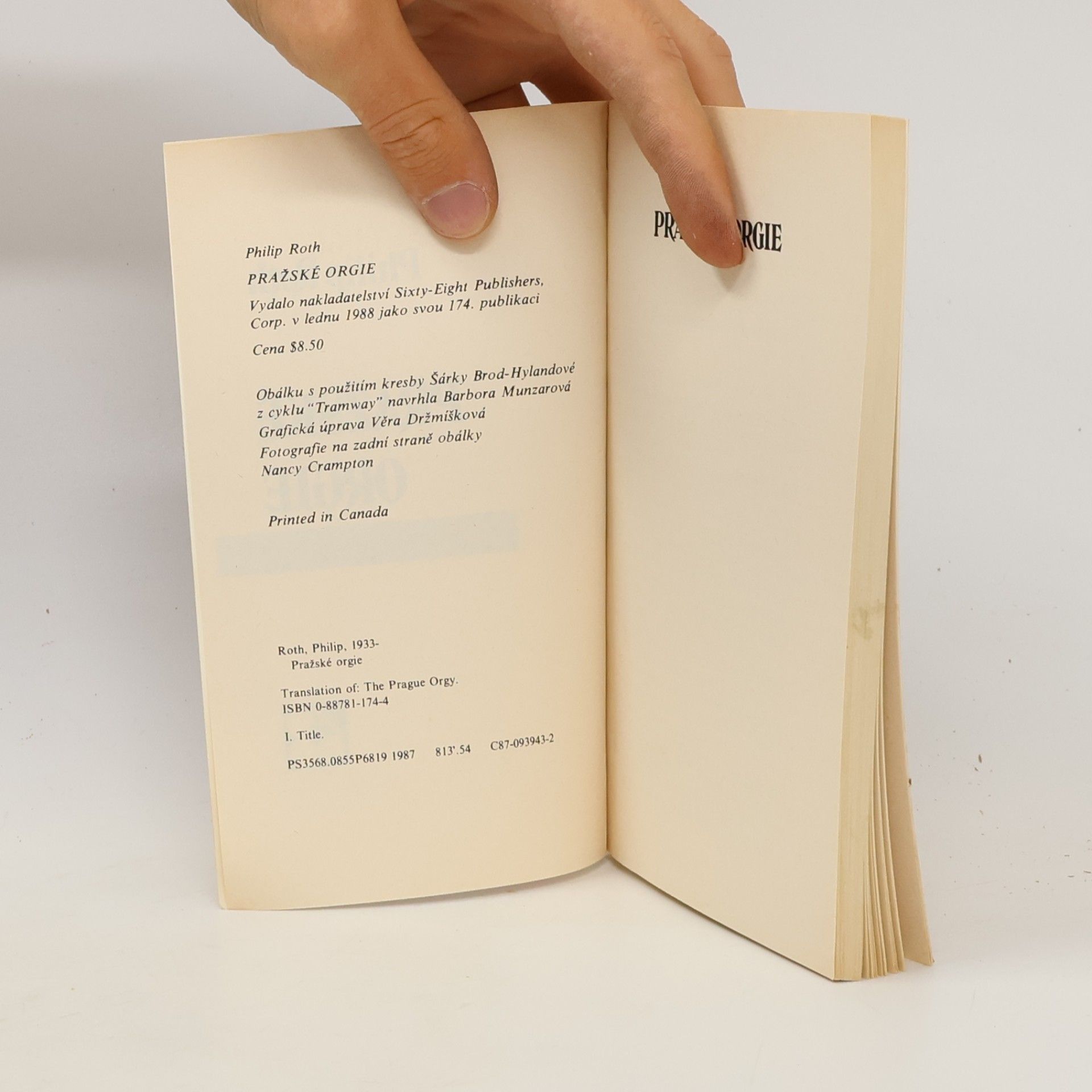 Philip Roth Pražské orgie