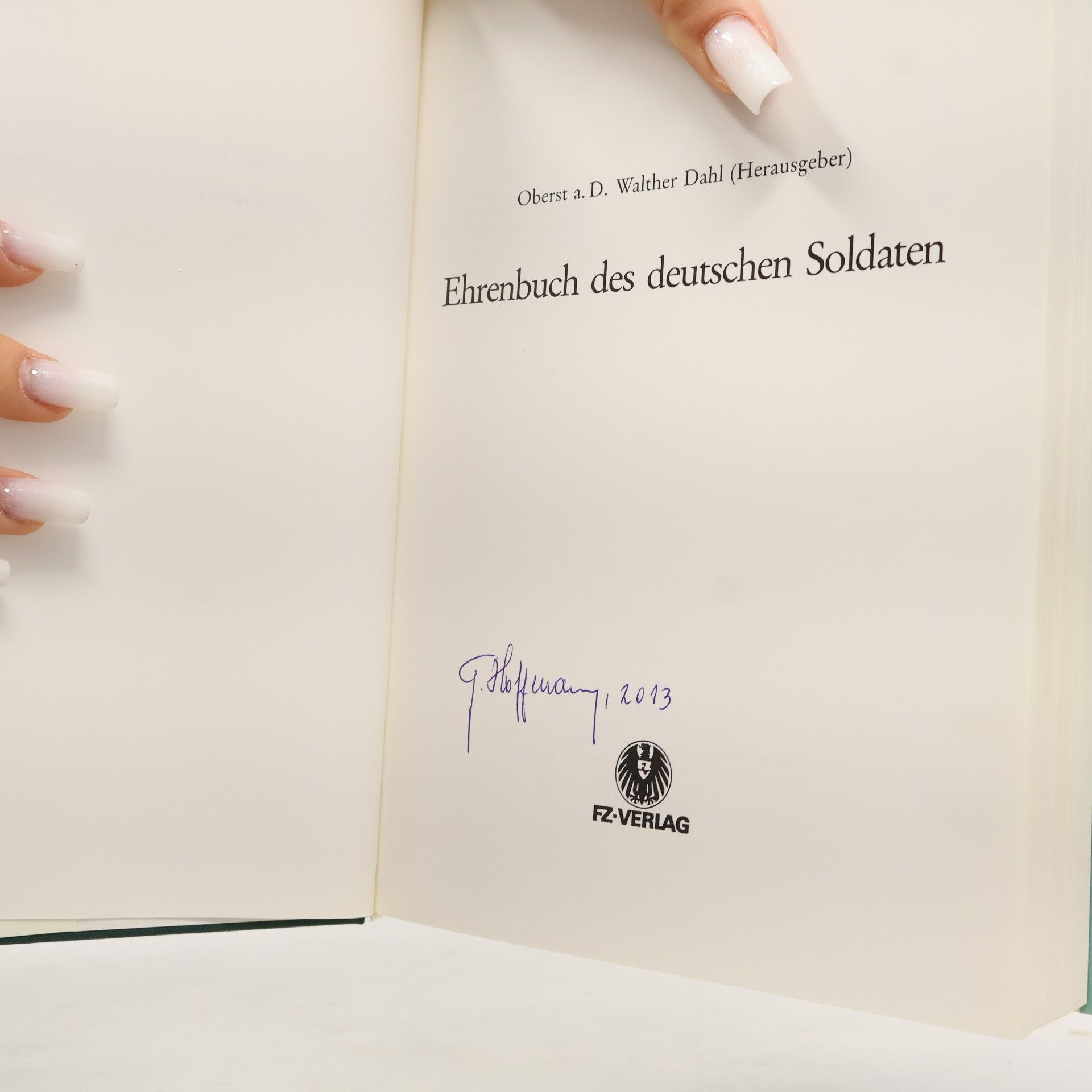Walther Dahl Ehrenbuch des deutschen Soldaten