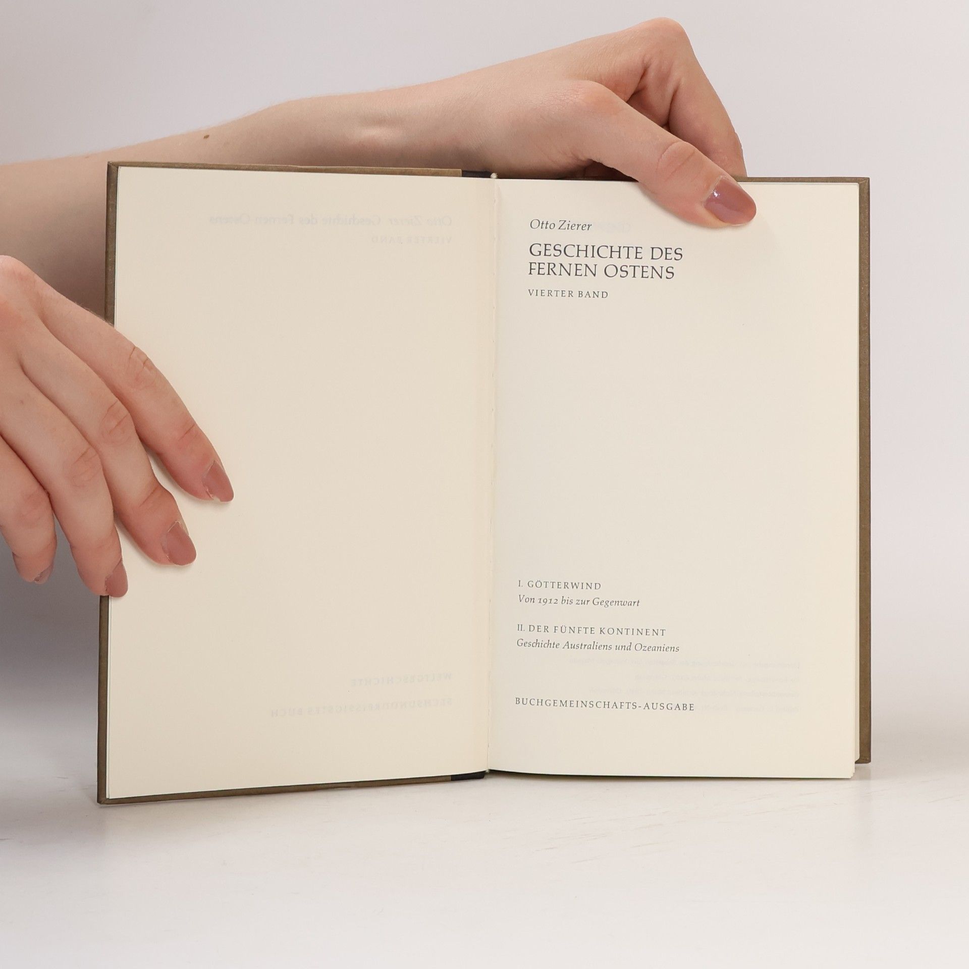 Otto Zierer Geschichte des Fernen Ostens