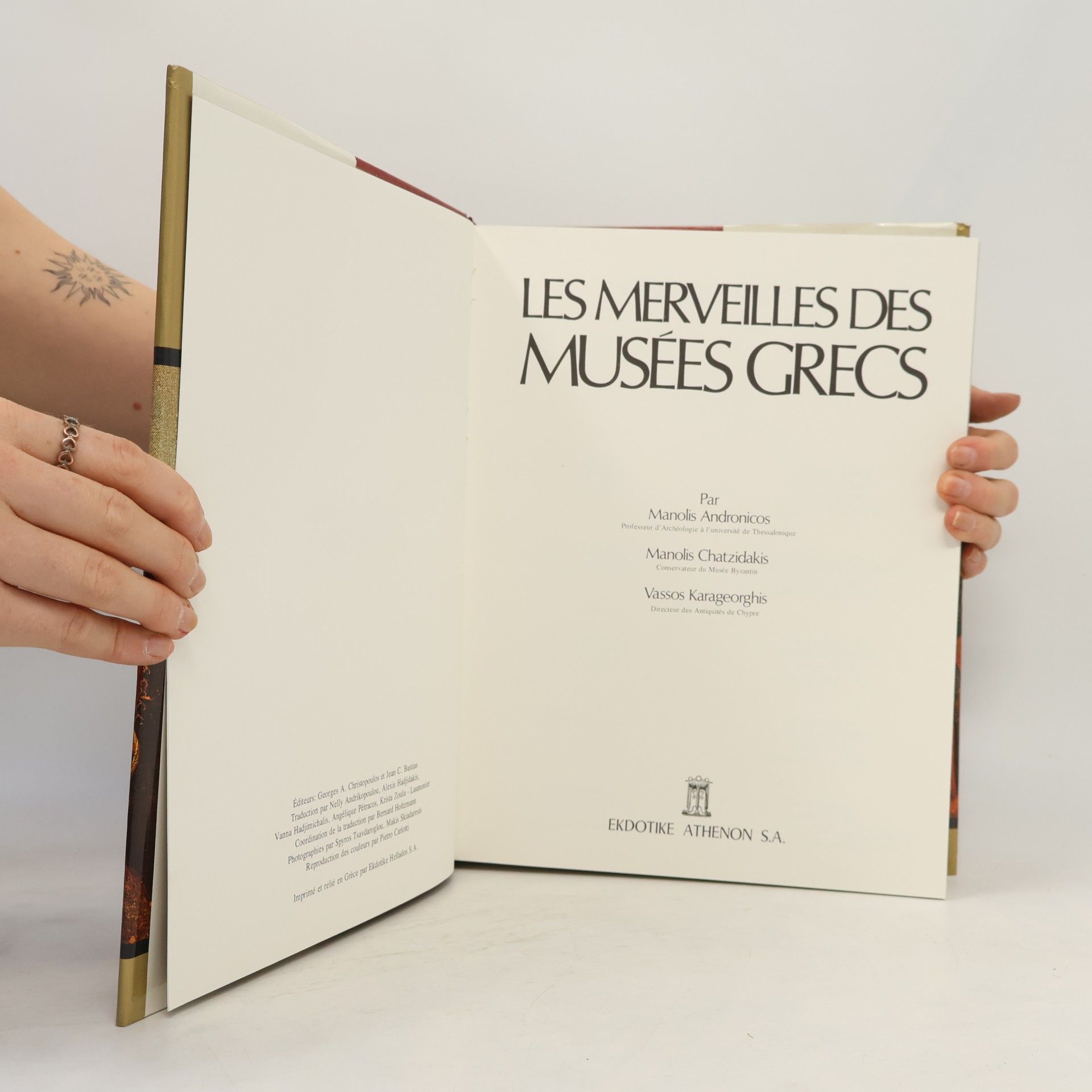 Manolis Andronikos Les Merveilles des Musées Grecs