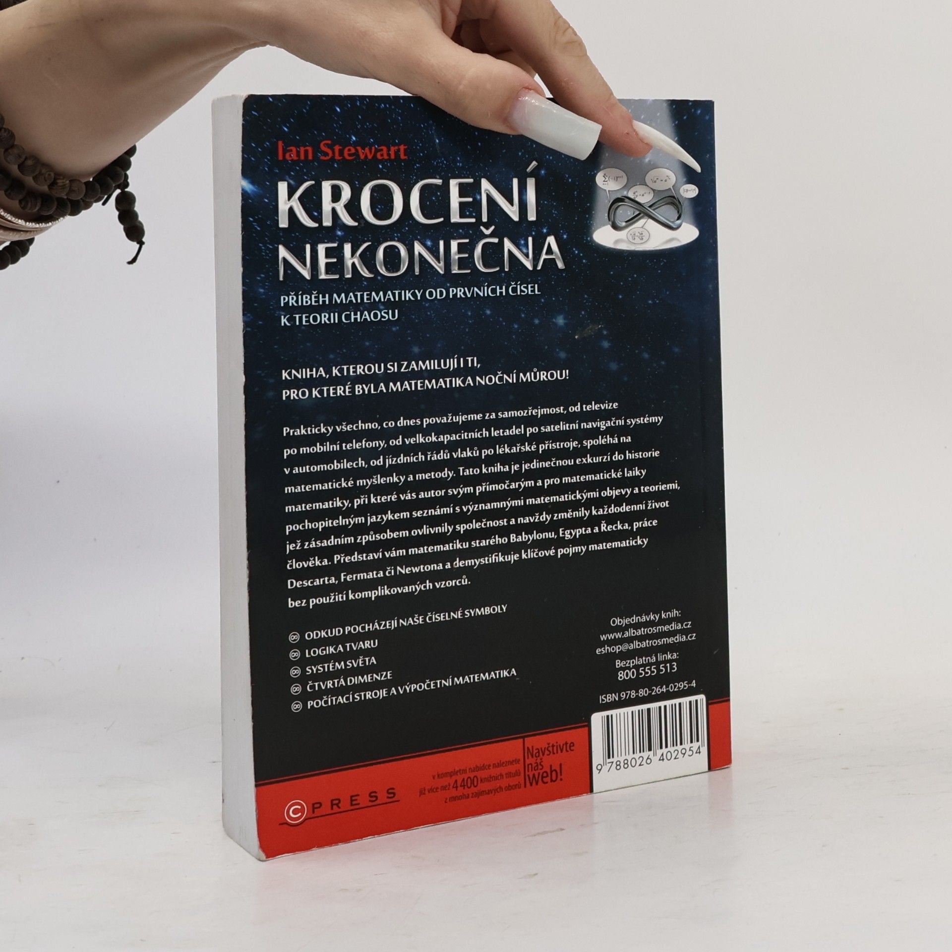 Ian Stewart Krocení nekonečna. Příběh matematiky od prvních čísel po teorii chaosu