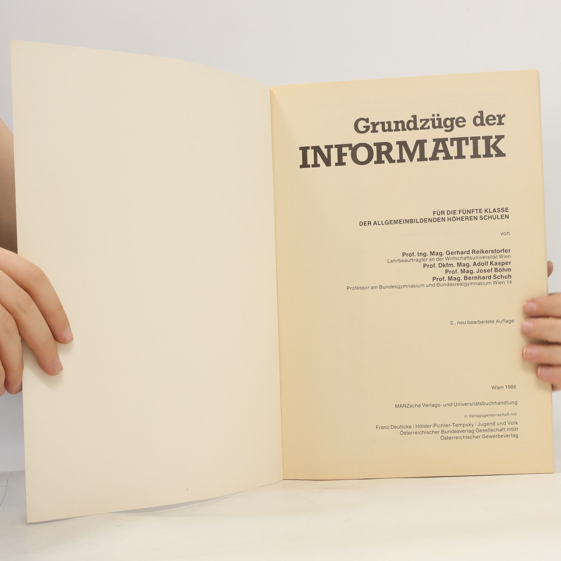 Gerhard Reikerstorfer Grundzüge der Informatik