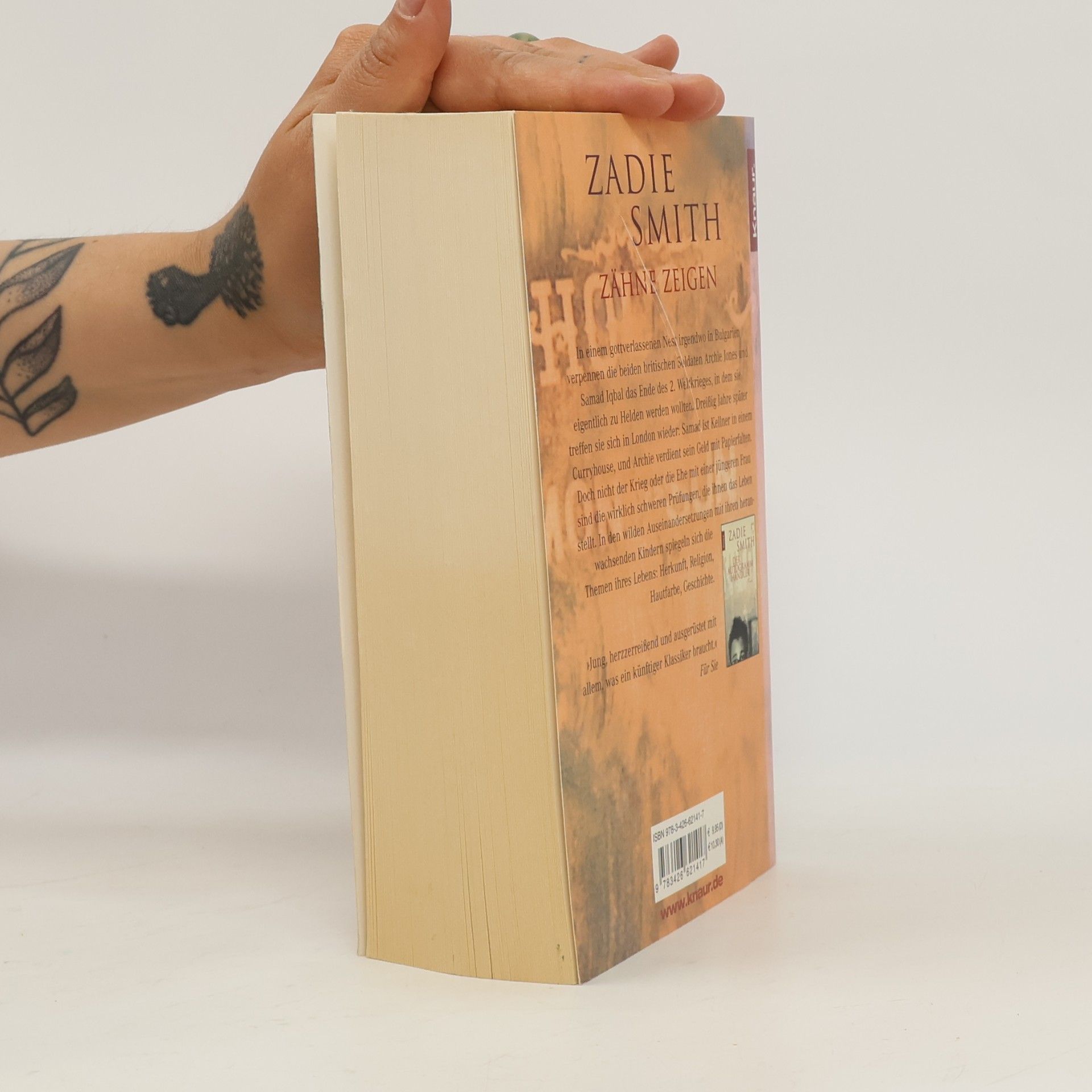 Zadie Smith Zähne zeigen