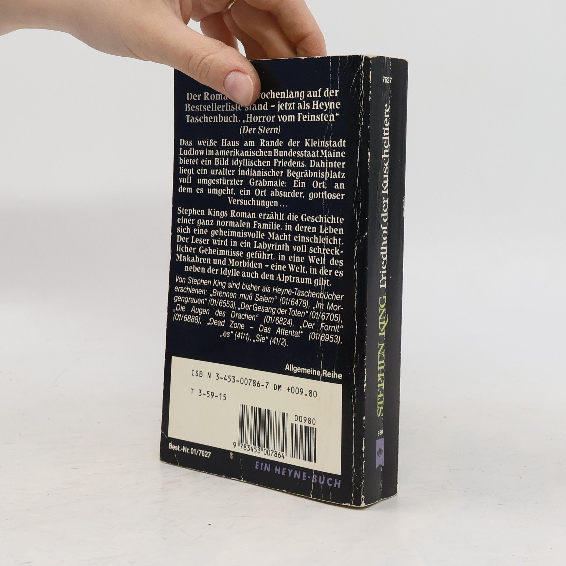 Stephen King Friedhof der Kuscheltiere