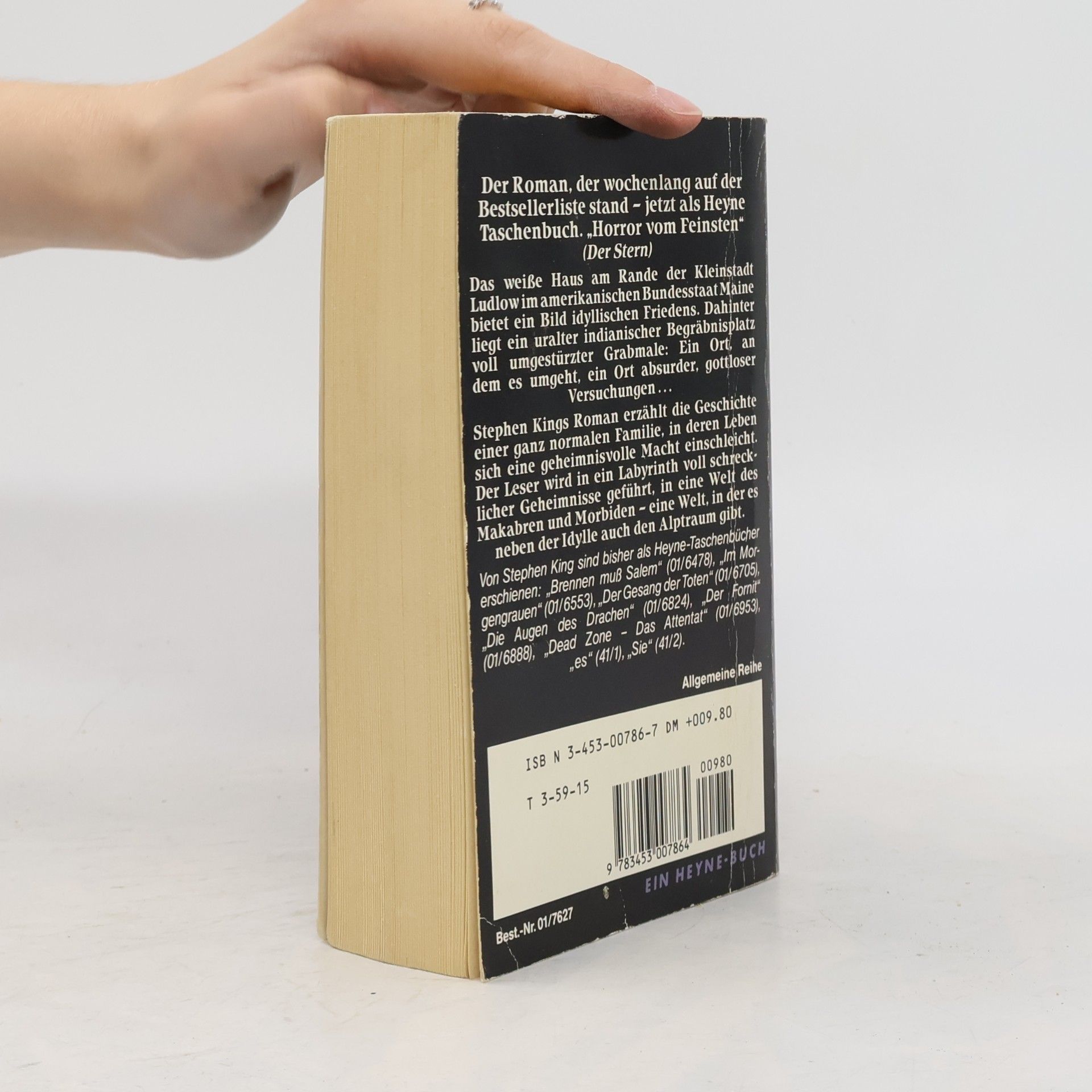 Stephen King Friedhof der Kuscheltiere