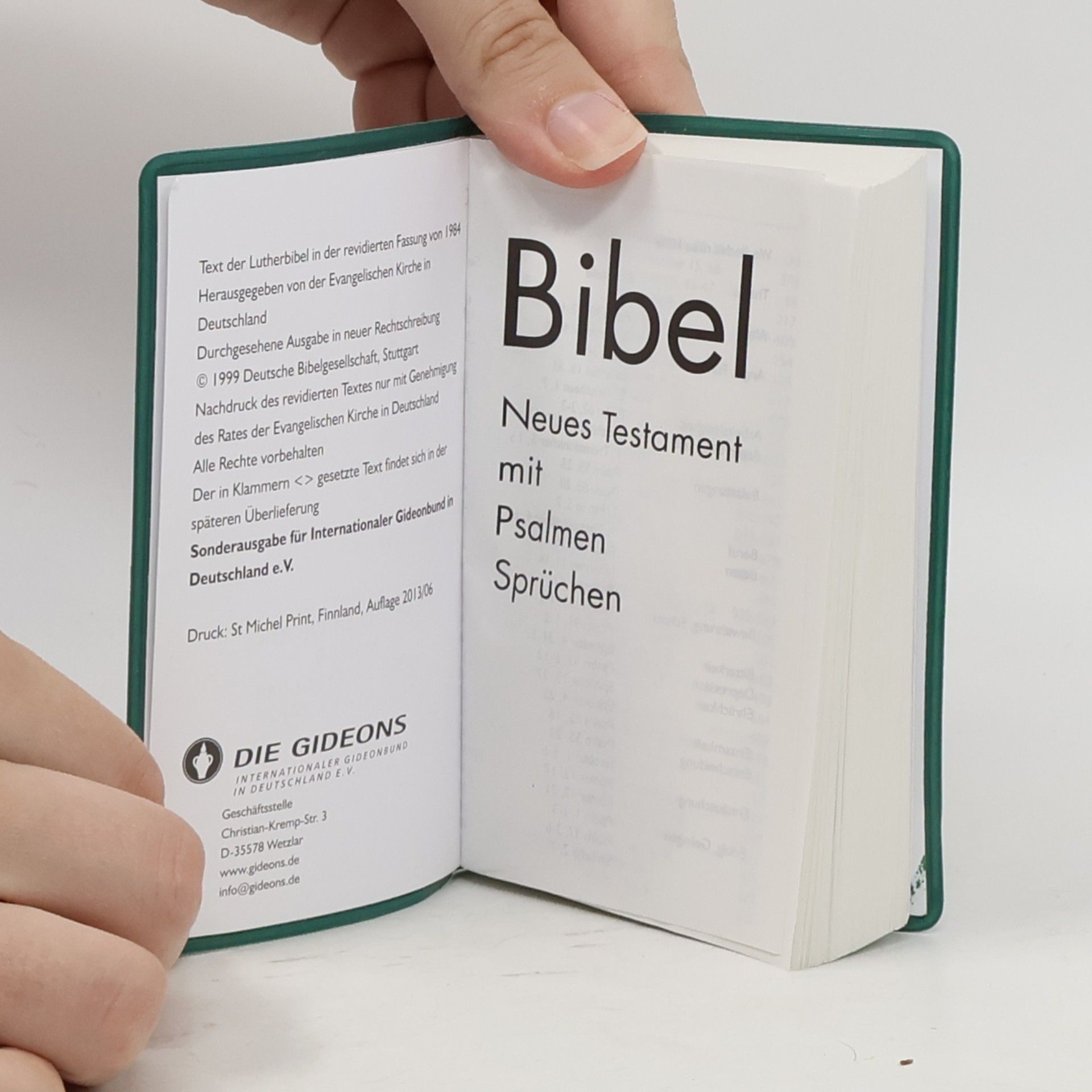 Autorenkollektiv Bibel: Neues Testament mit Psalmen Sprüchen