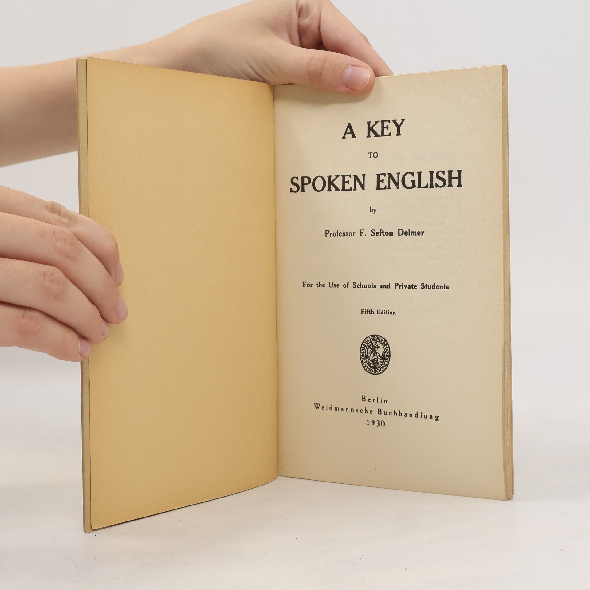 Delmer Sefton F. A Key To Spoken English