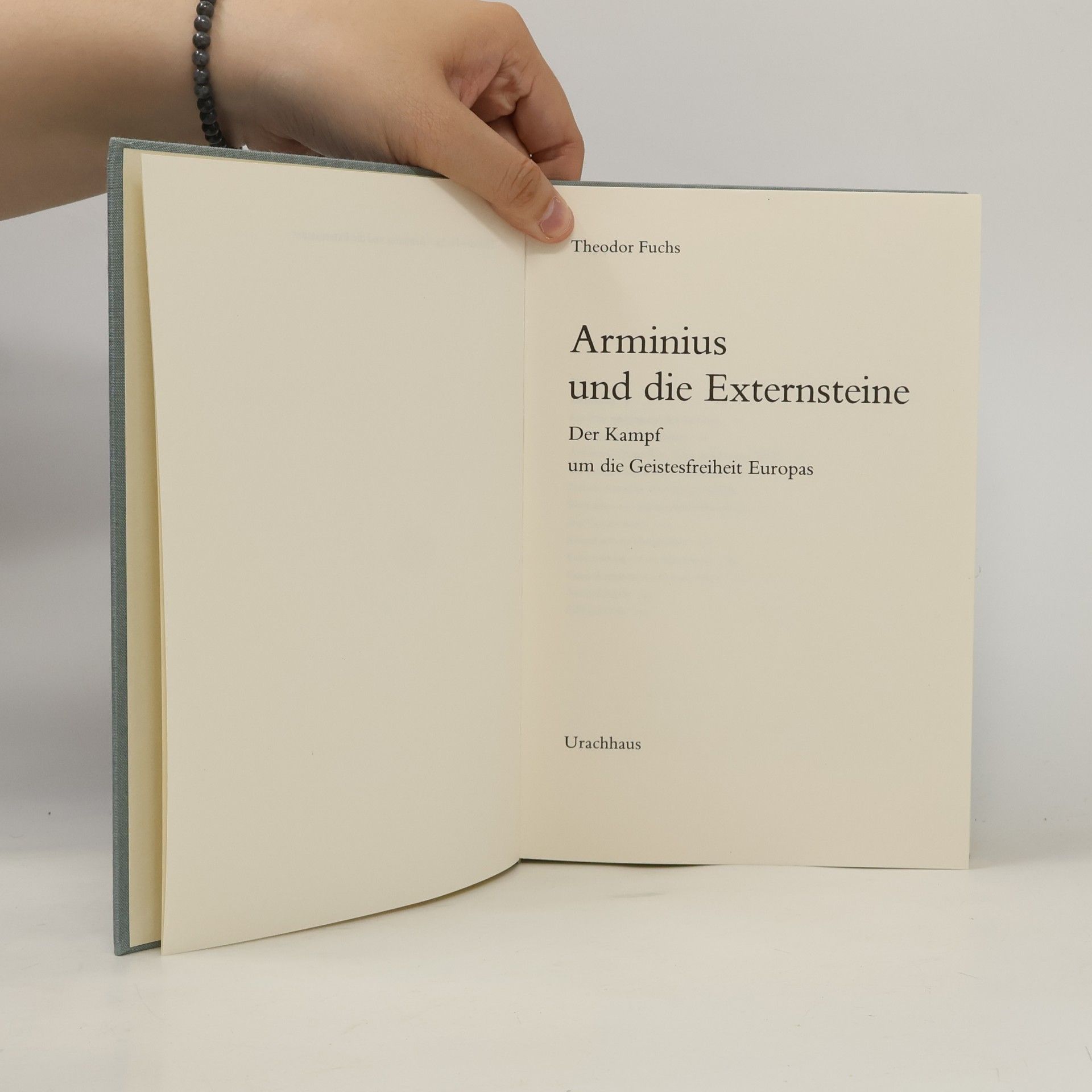 Theodor Fuchs Arminius und die Externsteine