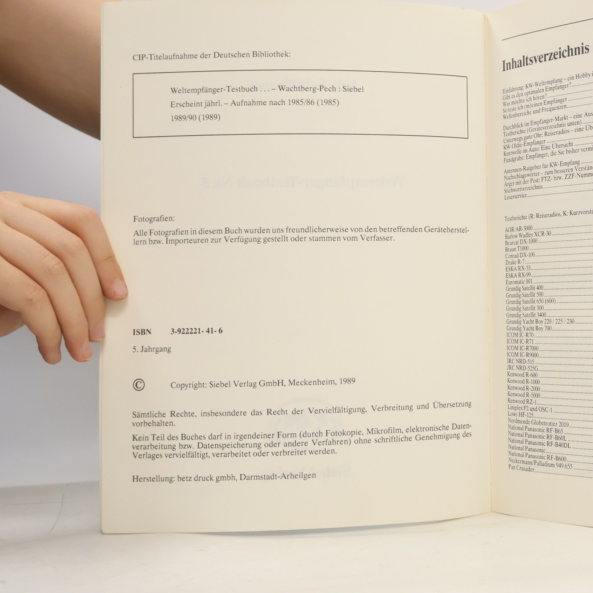 Nils Schiffhauer Weltempfänger-Testbuch Nr. 5