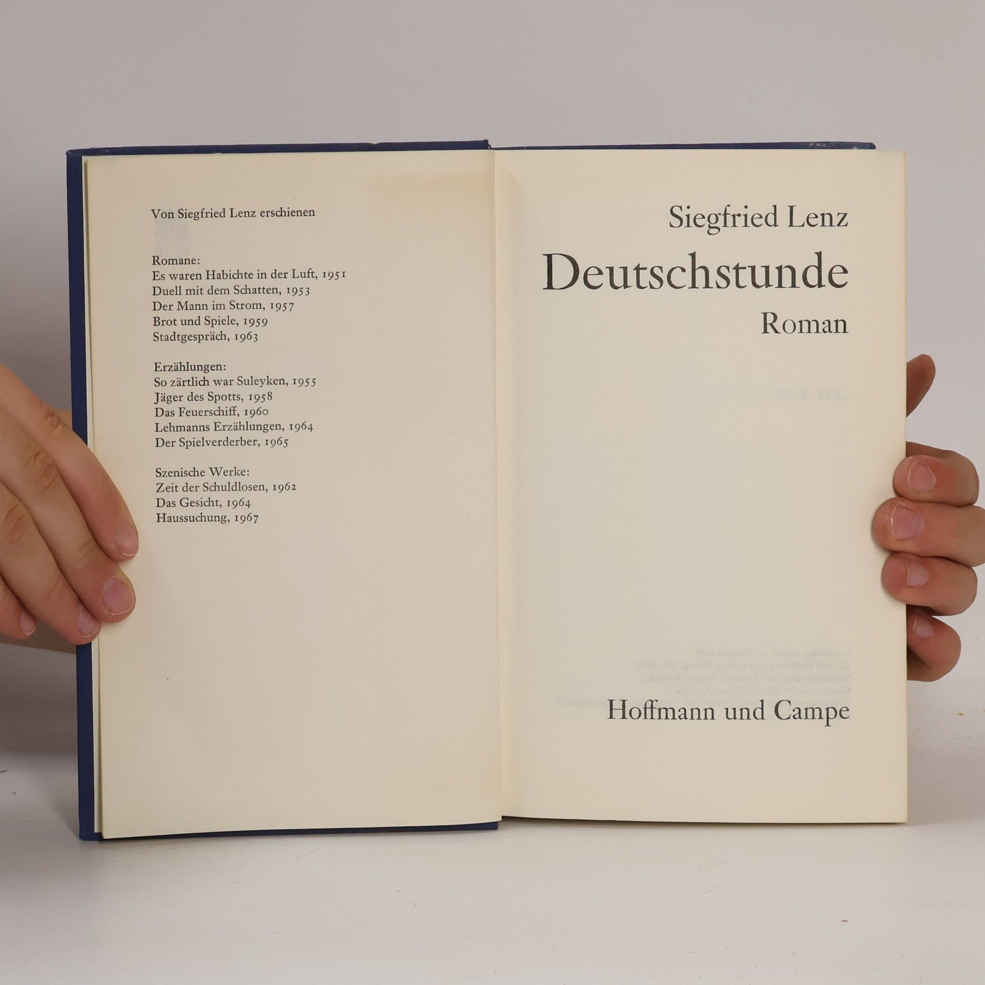 Siegfried Lenz Deutschstunde Roman
