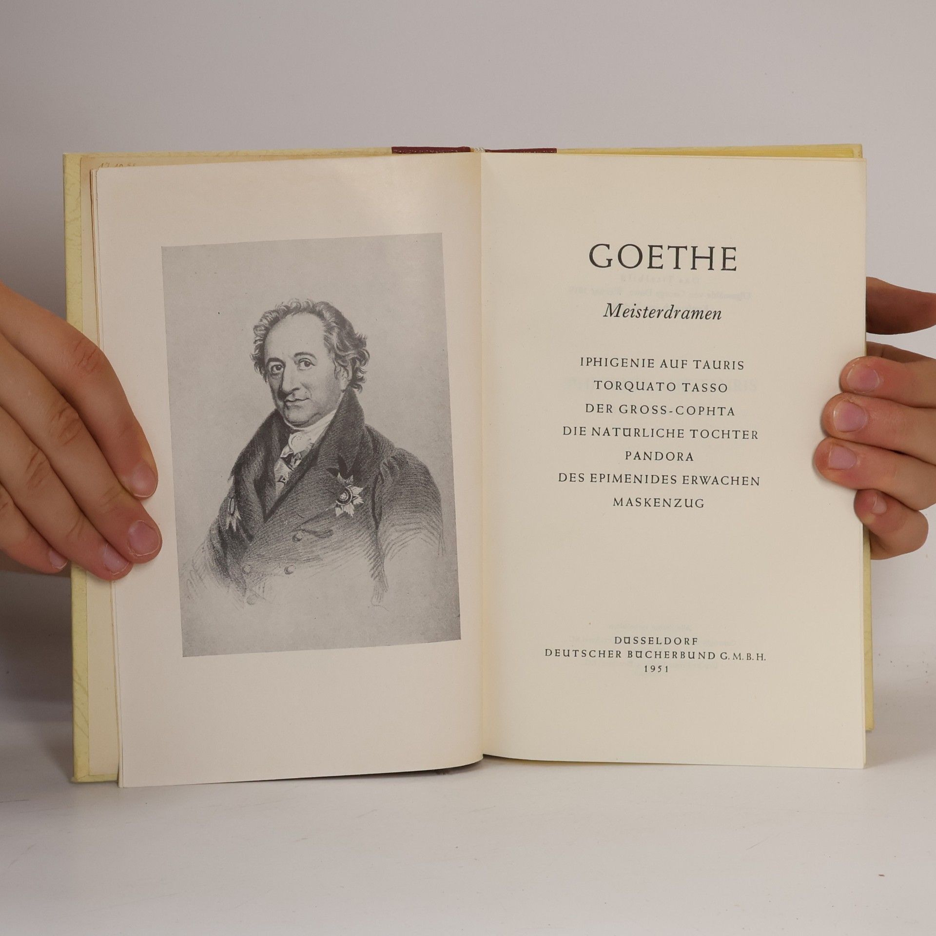 Johann Wolfgang von Goethe Meistrerdramen