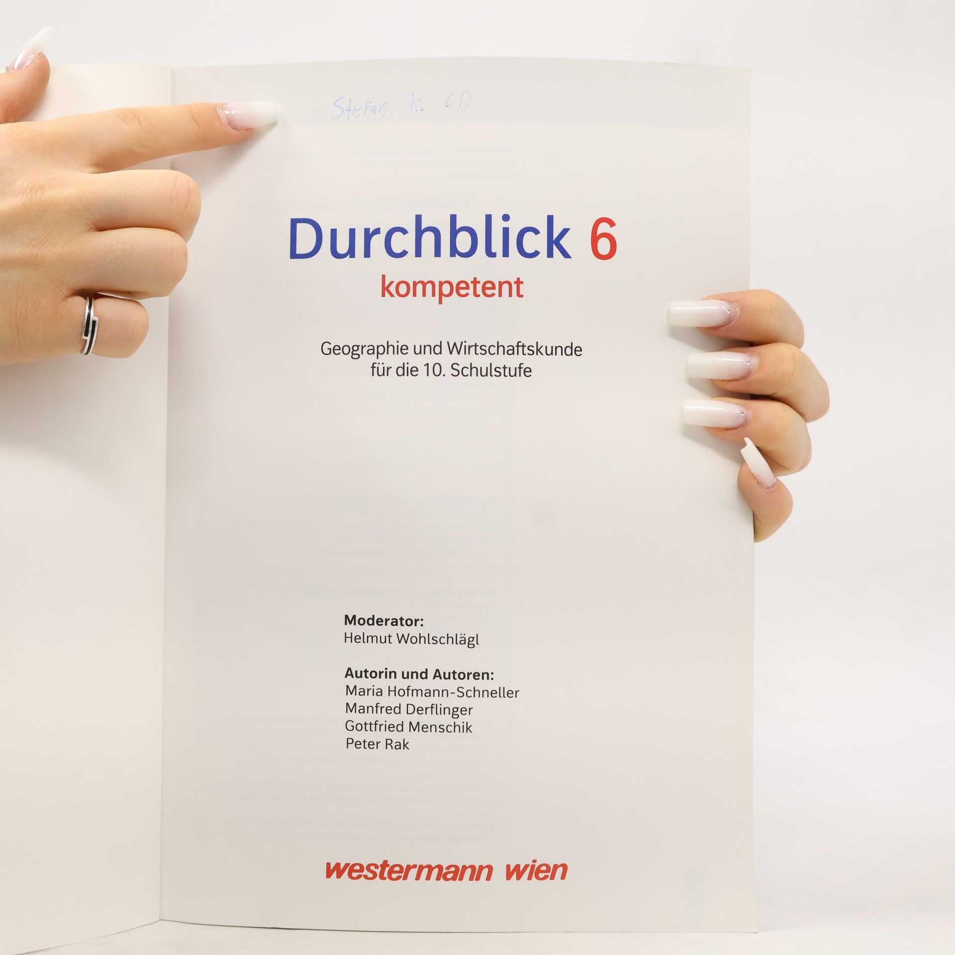Autorenkollektiv Durchblick 6 kompetent. Geographie und Wirtschaftskunde
