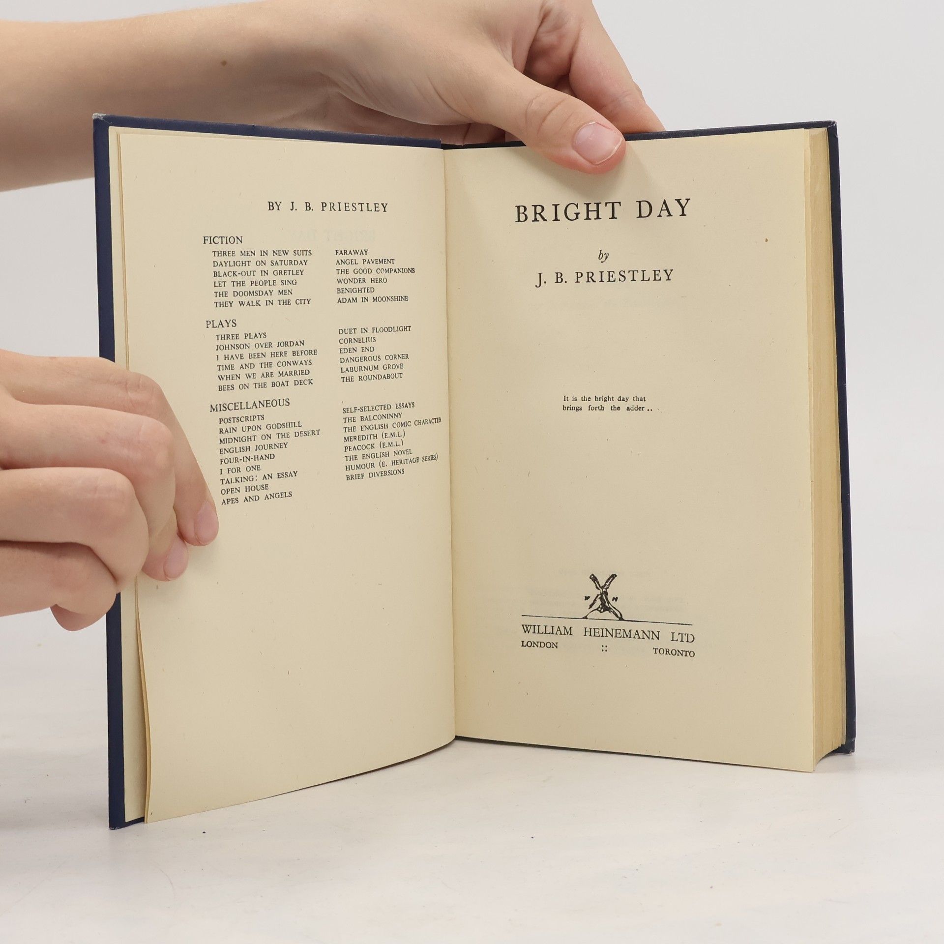 John B. Pristley Bright Day