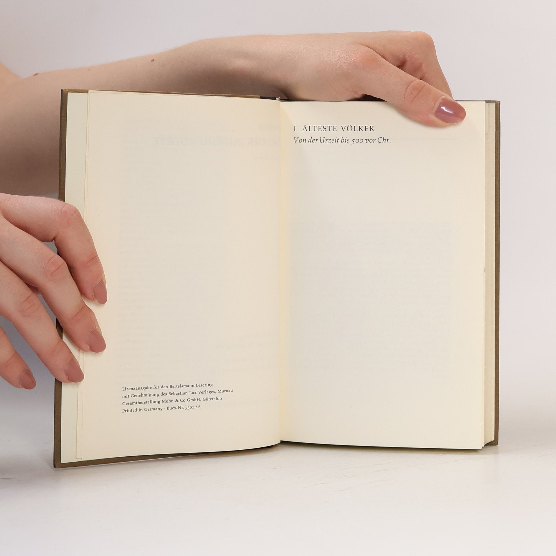 Otto Zierer Weltgeschichte 1: Bild der Jahrhunderte. Erstes Buch