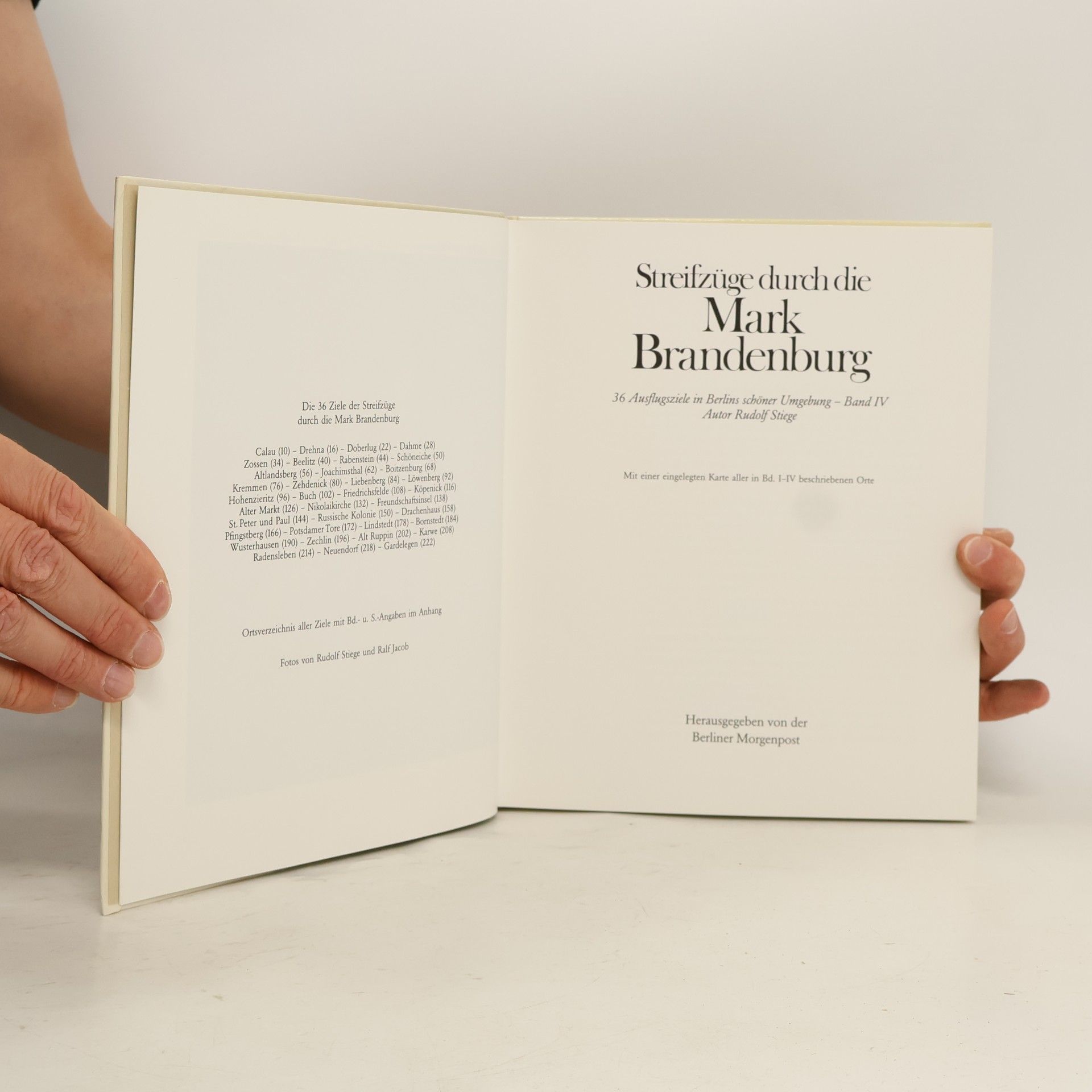 Rudolf Stiege Streifzüge durch die Mark Brandenburg IV
