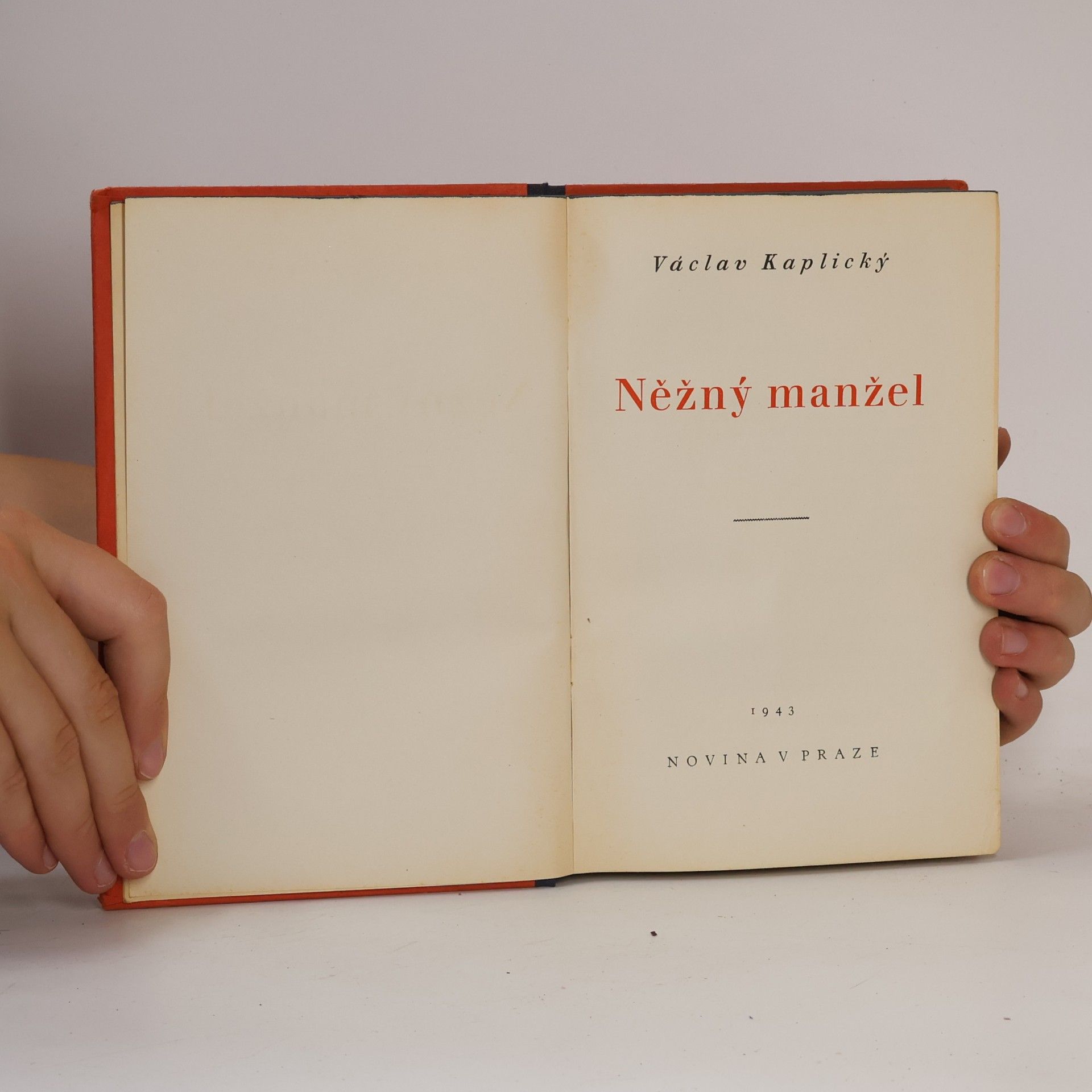 Václav Kaplický Něžný manžel