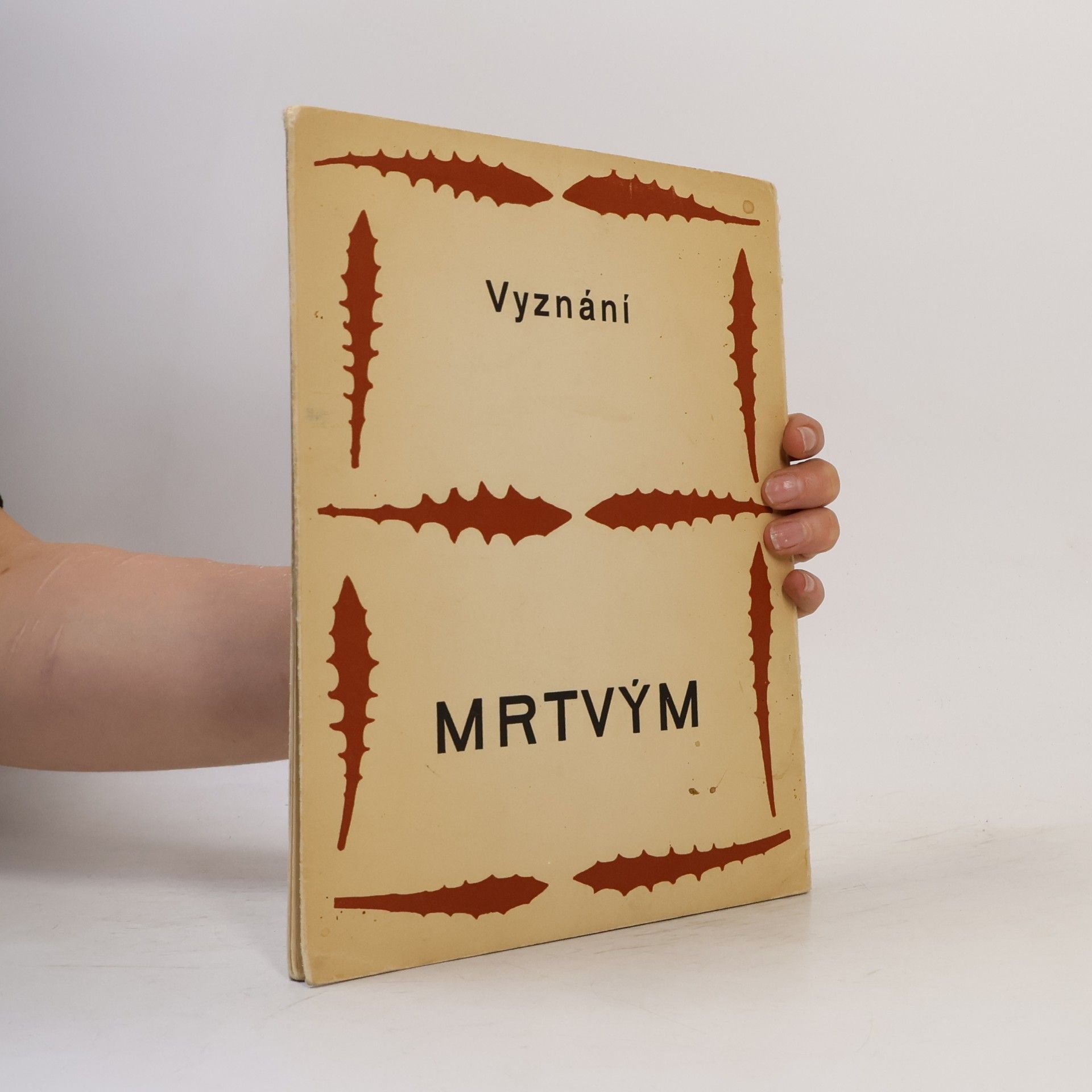Josef Čapek Vyznání mrtvým