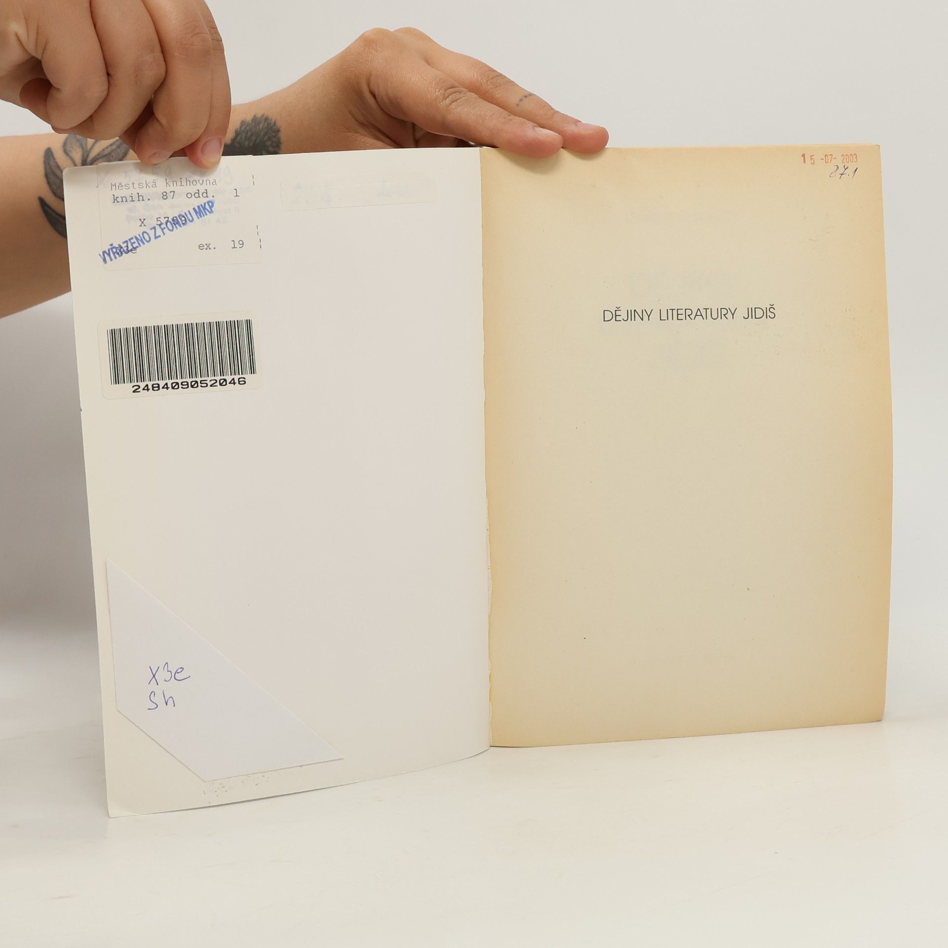 Václav Burian Dějiny literatury jidiš