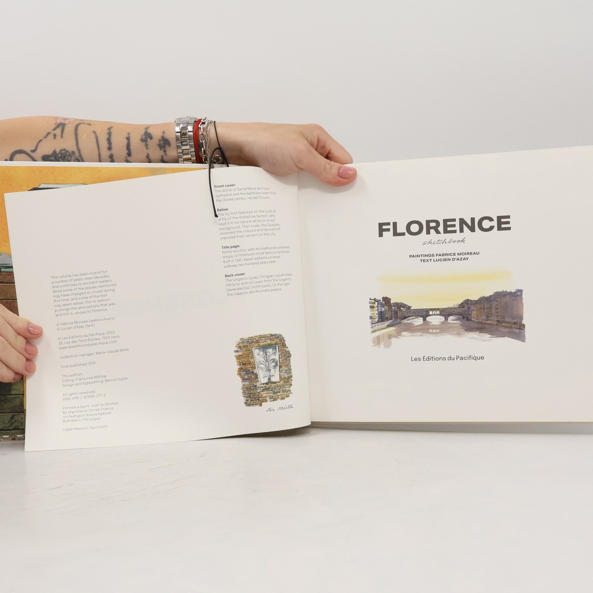 Fabrice Moireau Florence Sketchbook - New Edition, English